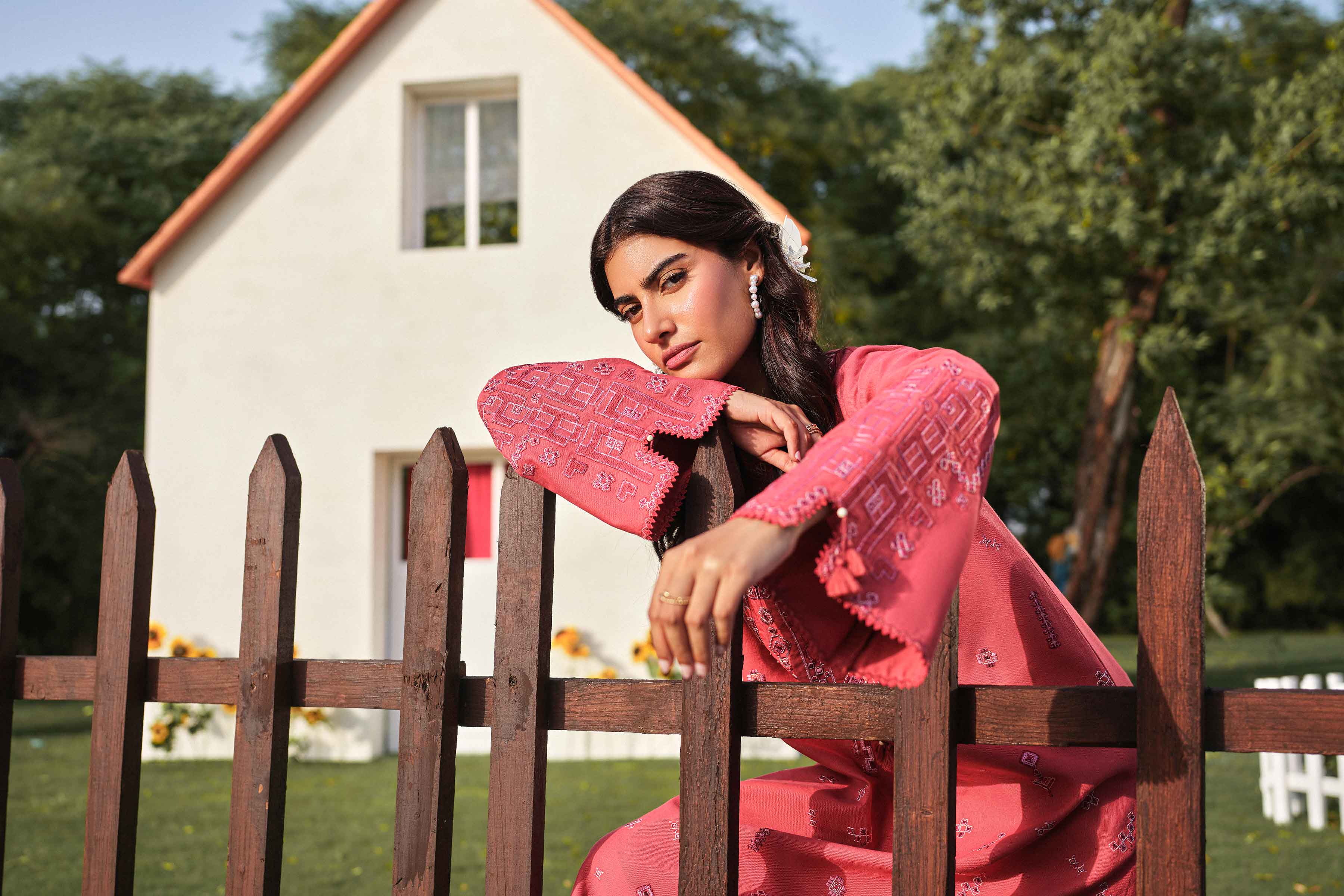 2 Piece - Embroidered Suit - U2STE-NISHA26WV1-11 for Women - Unstitched Collection | Nishat | Shop Online
