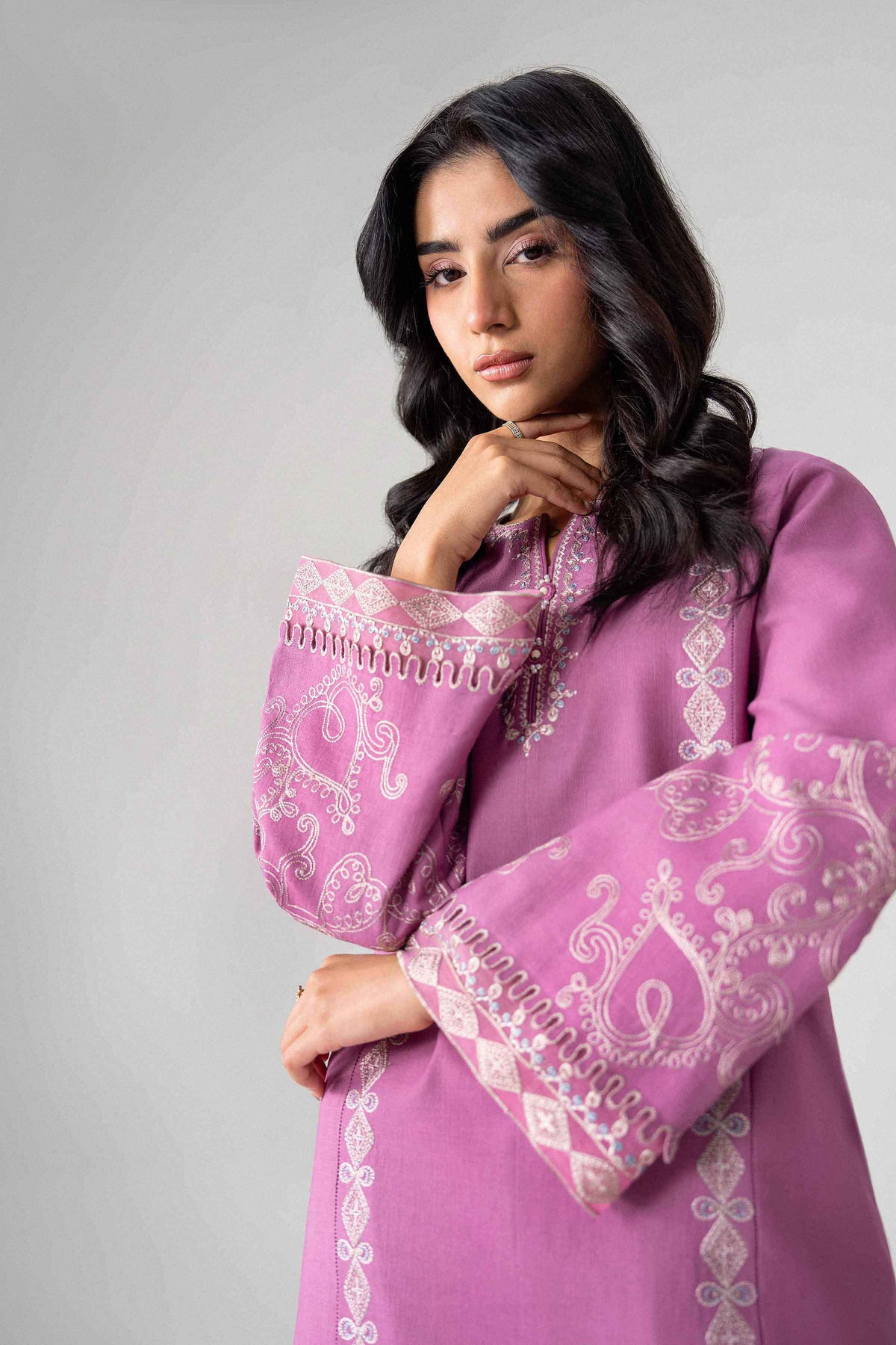 2 Piece - Embroidered Suit - U2STE-NISHA26WV1-12 for Women - Unstitched Collection | Nishat | Shop Online