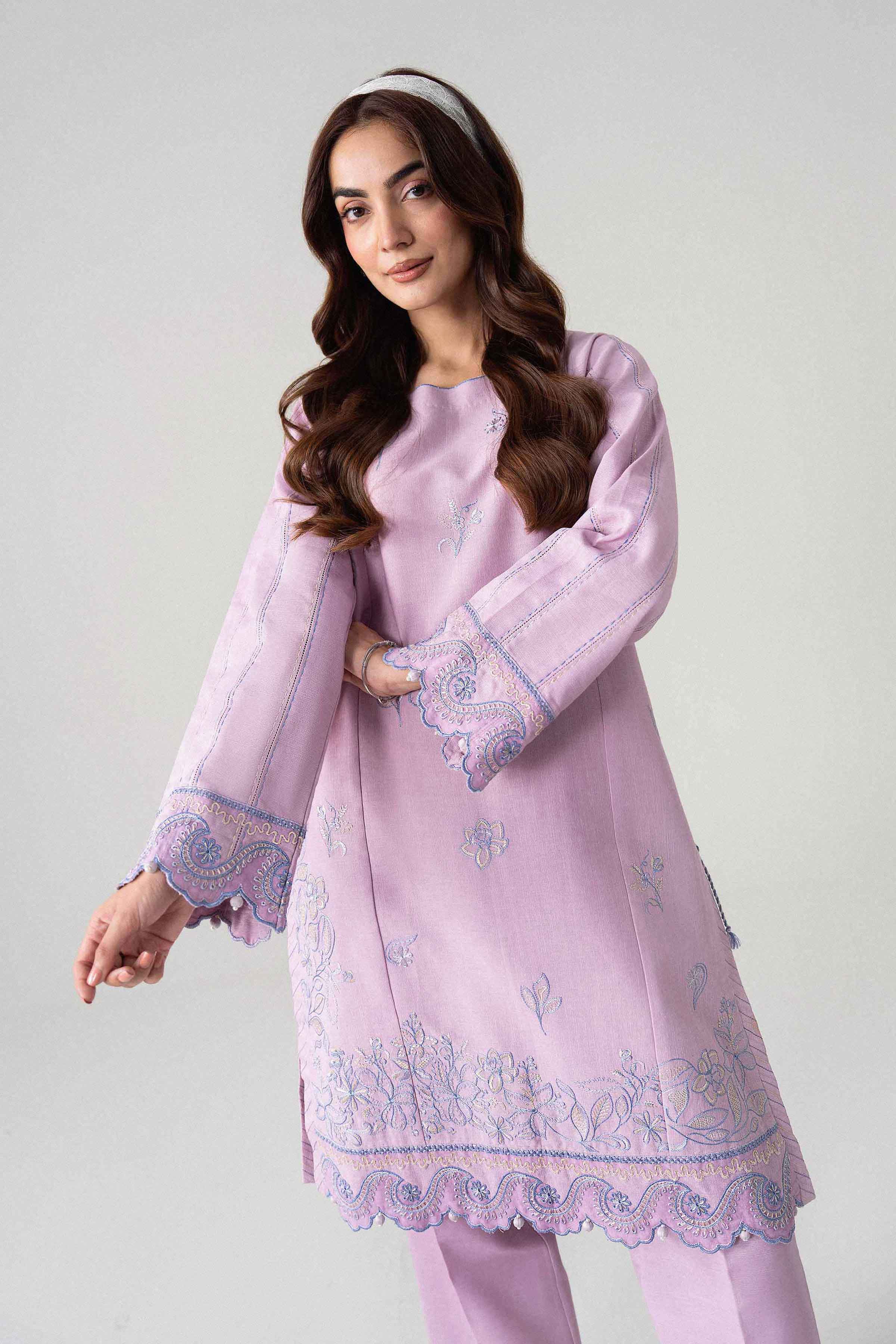 2 Piece - Embroidered Suit - U2STE-NISHA26WV1-14 for Women - Unstitched Collection | Nishat | Shop Online