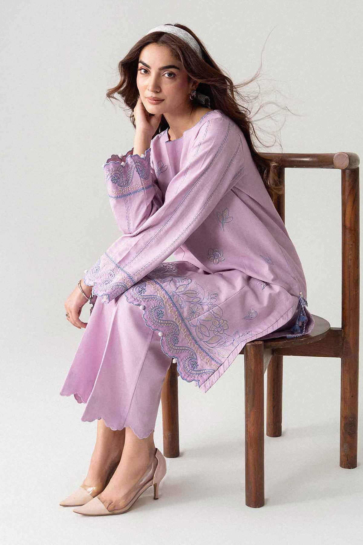 2 Piece - Embroidered Suit - U2STE-NISHA26WV1-14 for Women - Unstitched Collection | Nishat | Shop Online