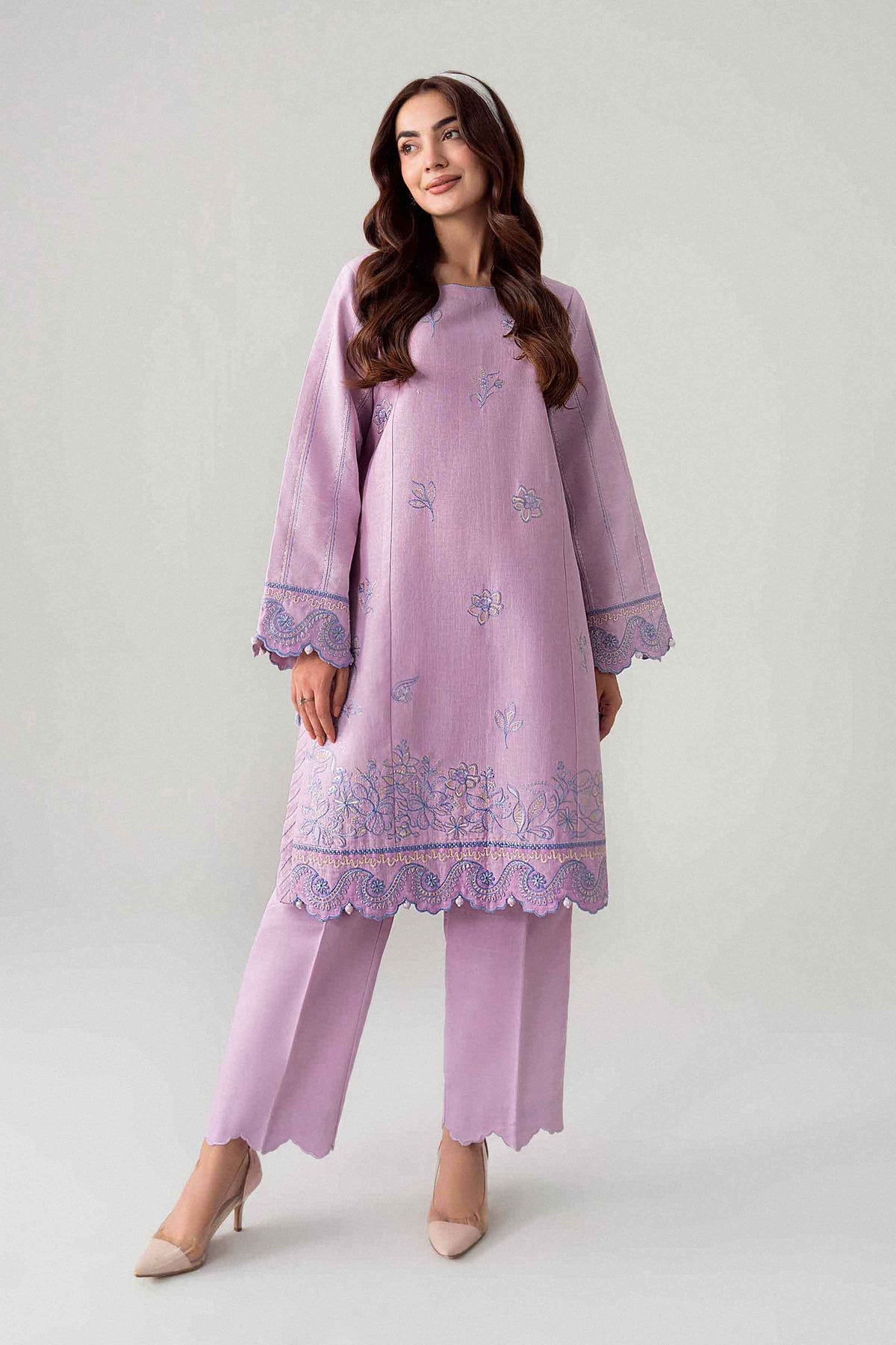 2 Piece - Embroidered Suit - U2STE-NISHA26WV1-14 for Women - Unstitched Collection | Nishat | Shop Online