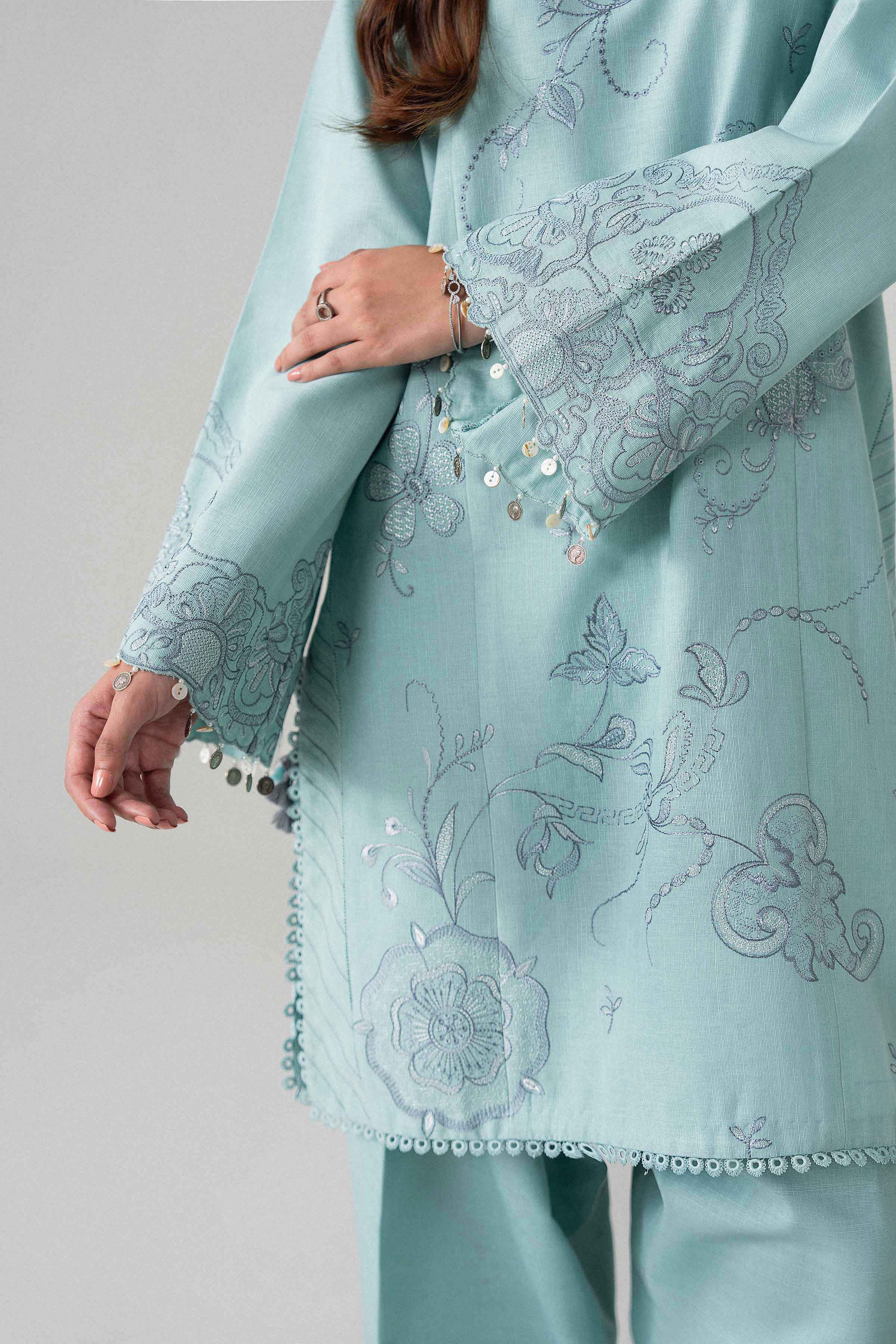 2 Piece - Embroidered Suit - U2STE-NISHA26WV1-15 for Women - Unstitched Collection | Nishat | Shop Online