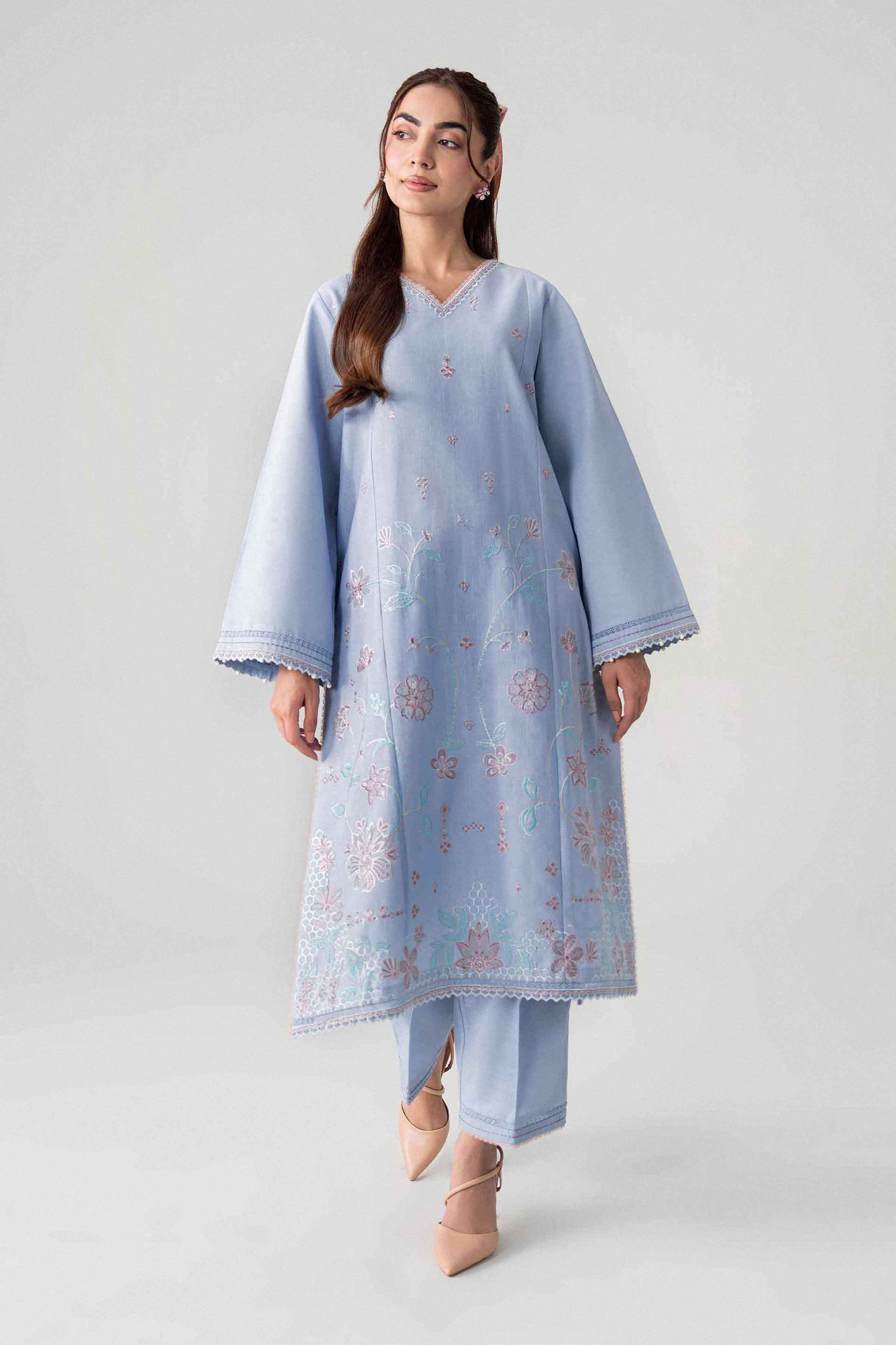 2 Piece - Embroidered Suit - U2STE-NISHA26WV1-16 for Women - Unstitched Collection | Nishat | Shop Online