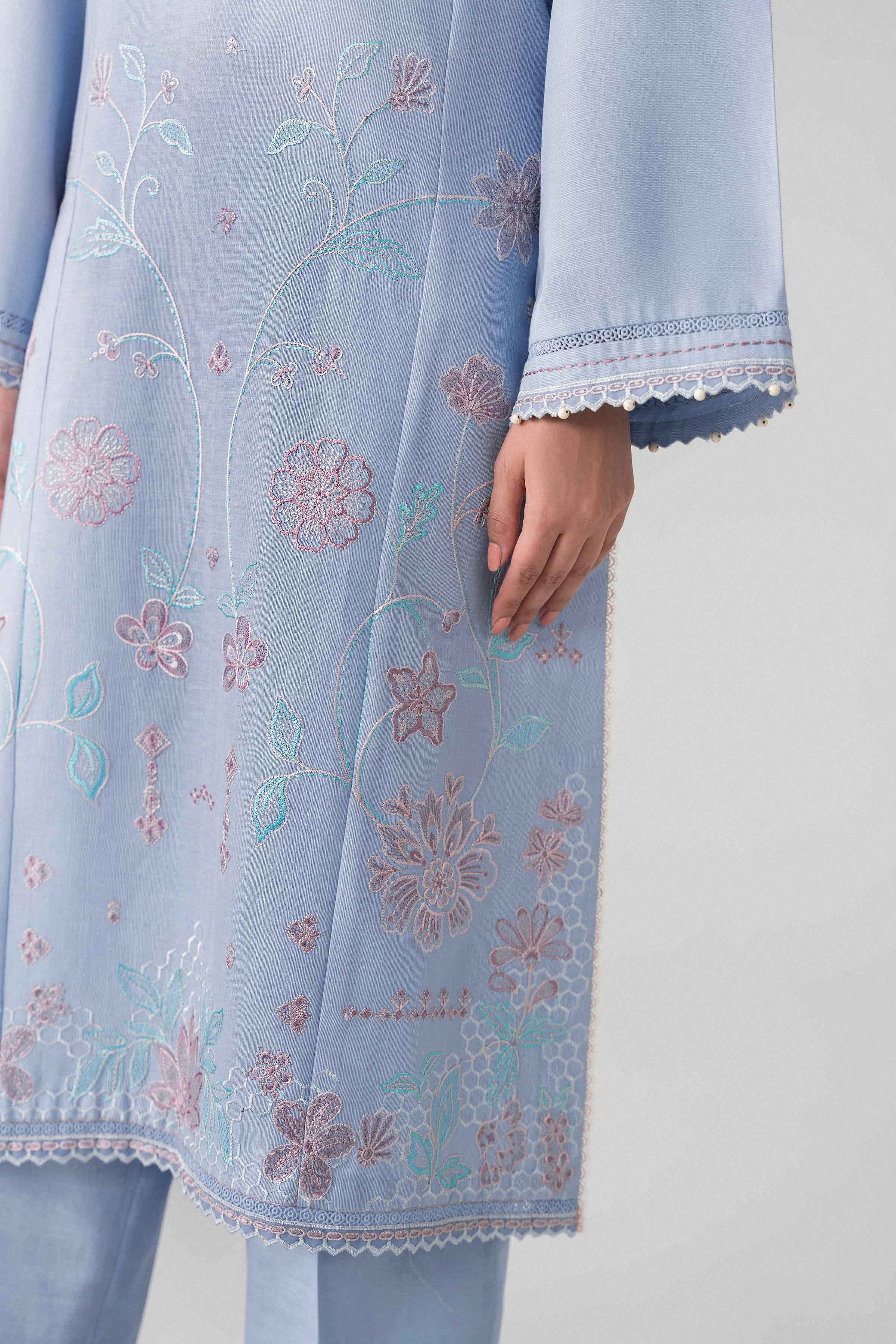 2 Piece - Embroidered Suit - U2STE-NISHA26WV1-16 for Women - Unstitched Collection | Nishat | Shop Online