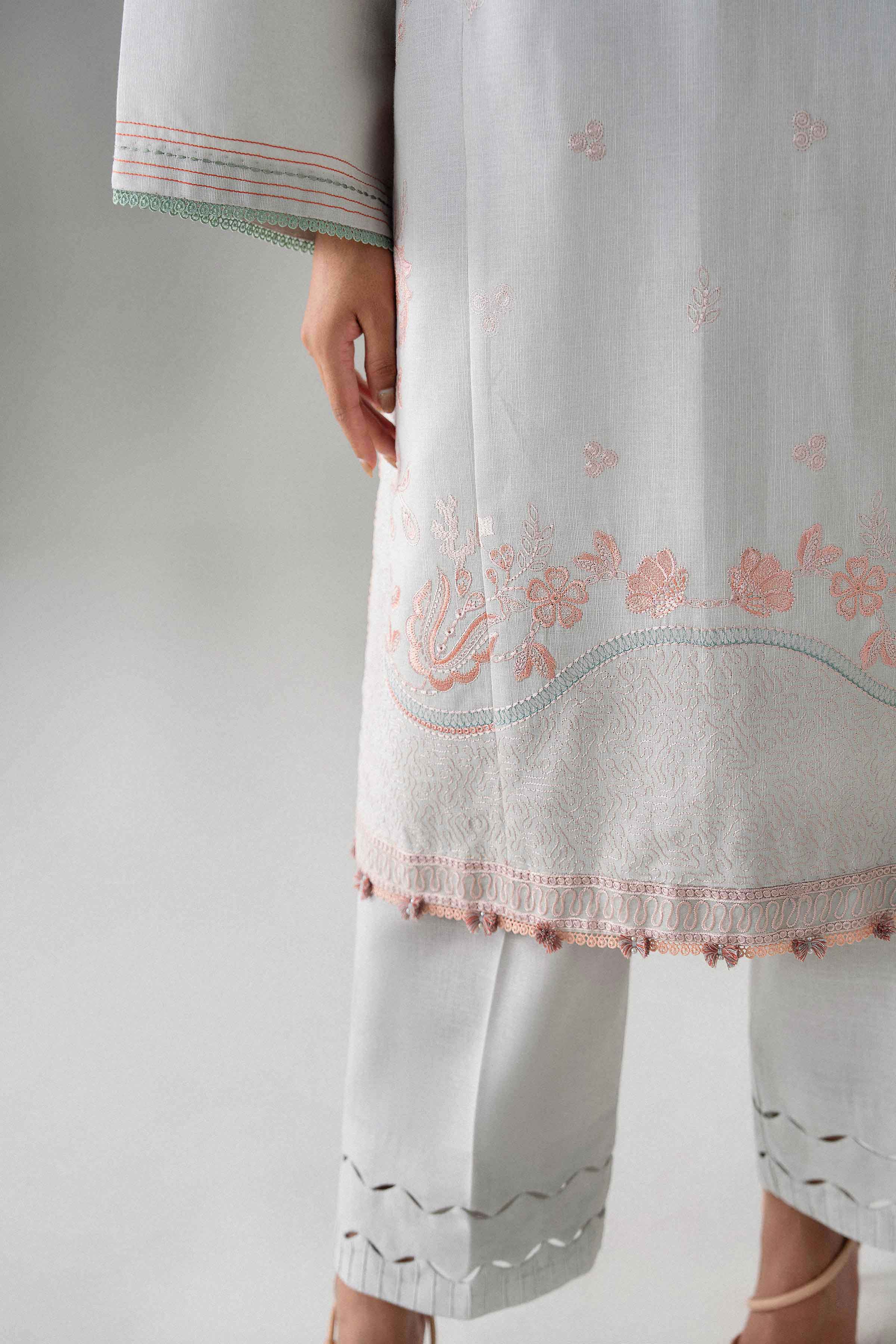 2 Piece - Embroidered Suit - U2STE-NISHA26WV1-17 for Women - Unstitched Collection | Nishat | Shop Online