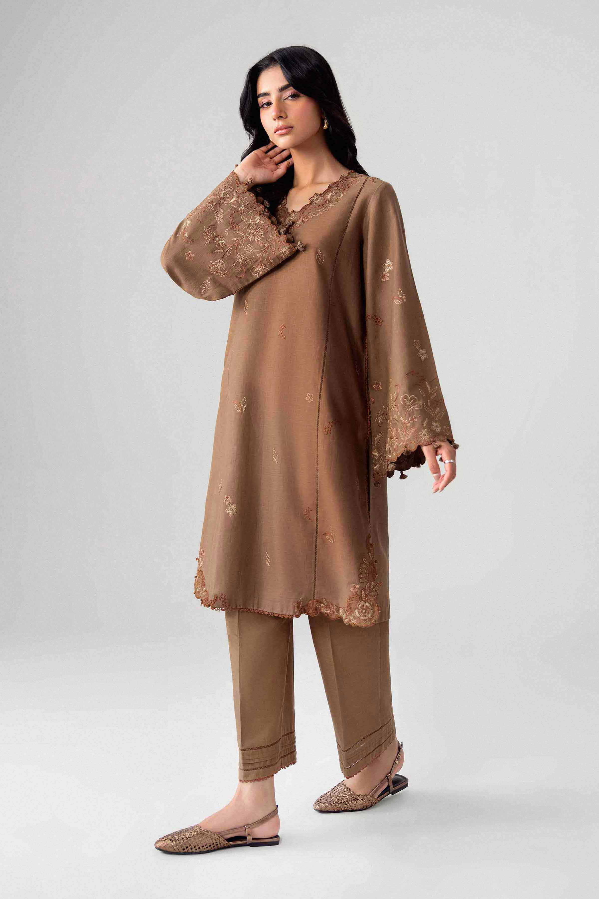 2 Piece - Embroidered Suit - U2STE-NISHA26WV1-19 for Women - Unstitched Collection | Nishat | Shop Online