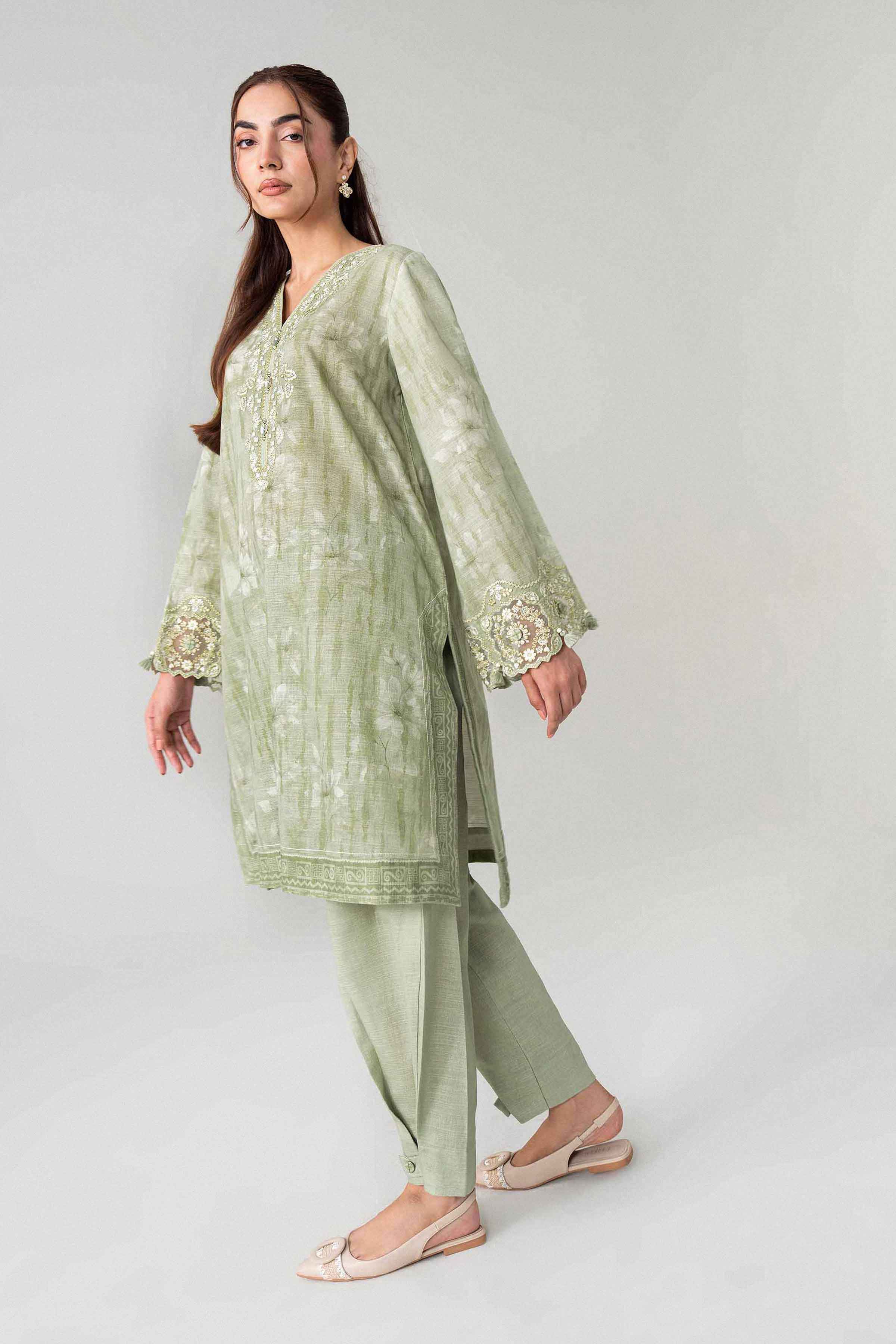 2 Piece - Printed Embroidered Suit - U2STE-NISHA26WV1-2 for Women - Unstitched Collection | Nishat | Shop Online