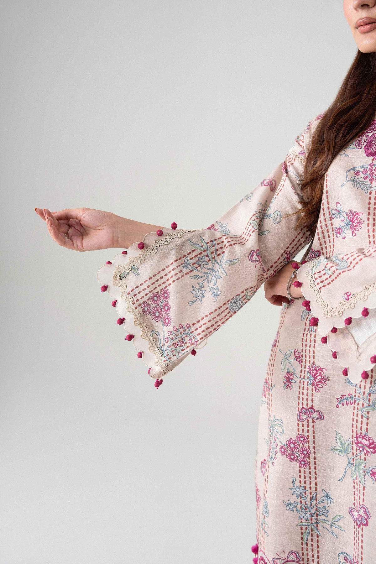 2 Piece - Printed Embroidered Suit - U2STE-NISHA26WV1-21 for Women - Unstitched Collection | Nishat | Shop Online