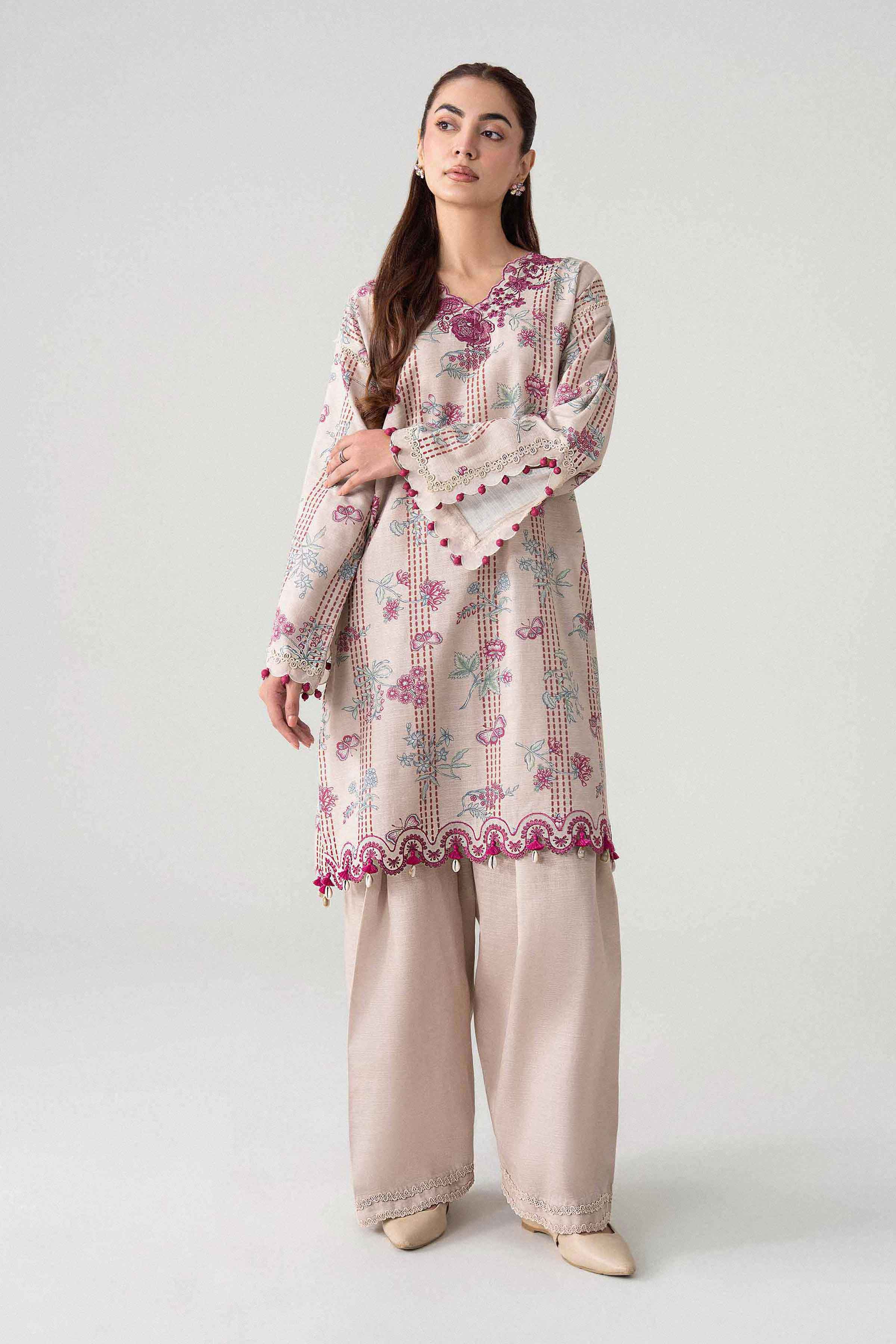 2 Piece - Printed Embroidered Suit - U2STE-NISHA26WV1-21 for Women - Unstitched Collection | Nishat | Shop Online