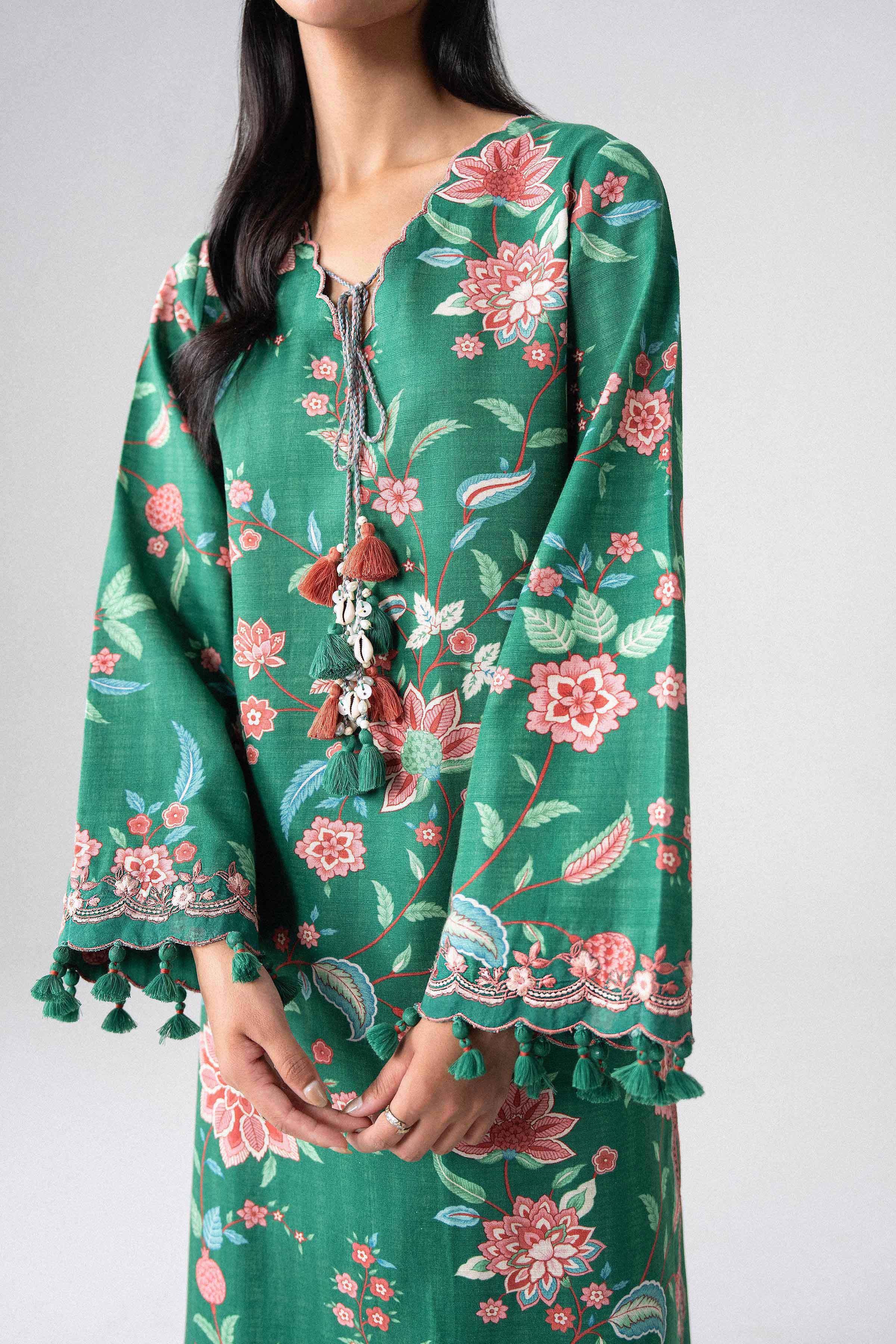 2 Piece - Printed Embroidered Suit - U2STE-NISHA26WV1-24 for Women - Unstitched Collection | Nishat | Shop Online