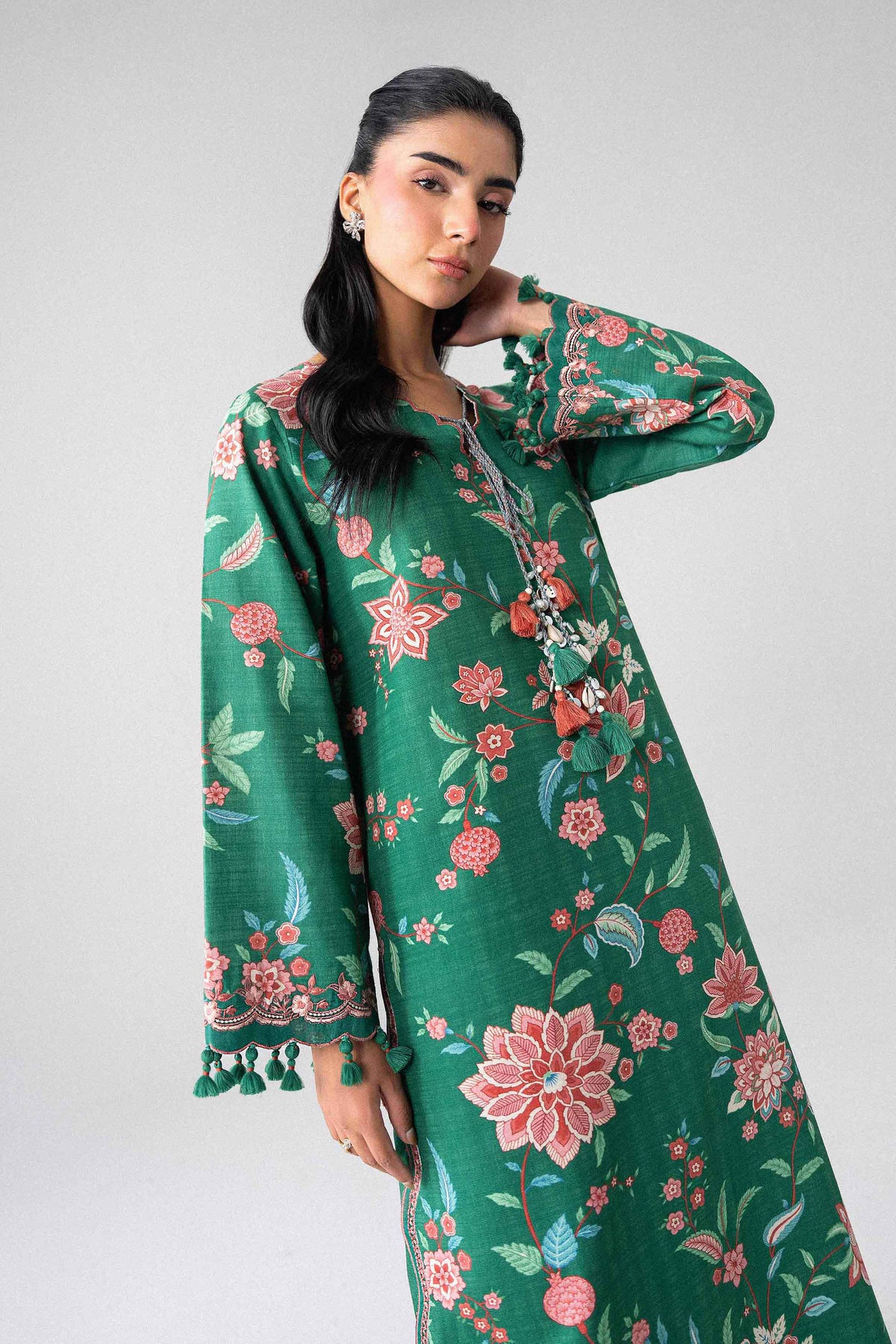 2 Piece - Printed Embroidered Suit - U2STE-NISHA26WV1-24 for Women - Unstitched Collection | Nishat | Shop Online