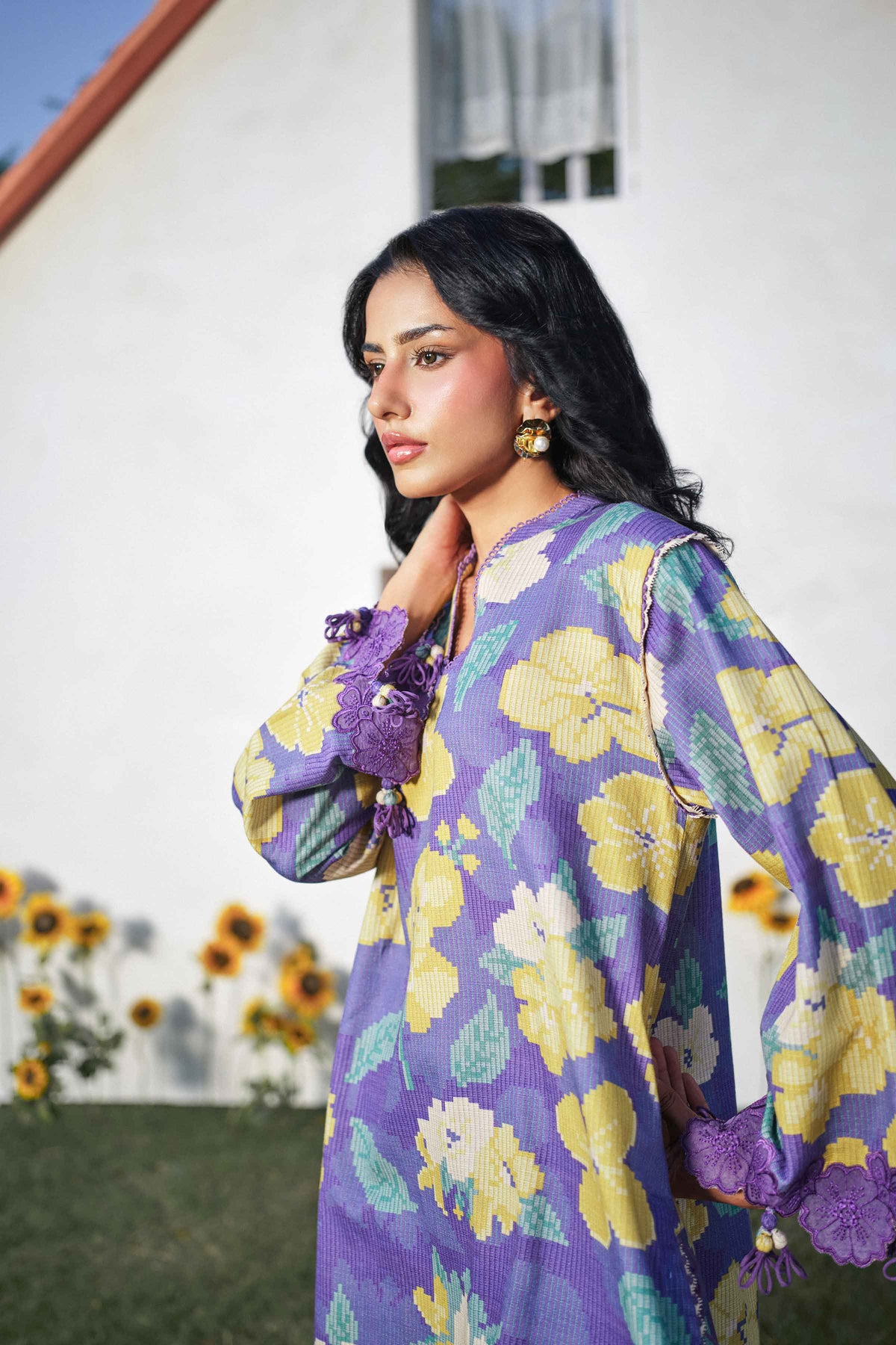 2 Piece - Printed Embroidered Suit - U2STE-NISHA26WV1-26 for Women - Unstitched Collection | Nishat | Shop Online