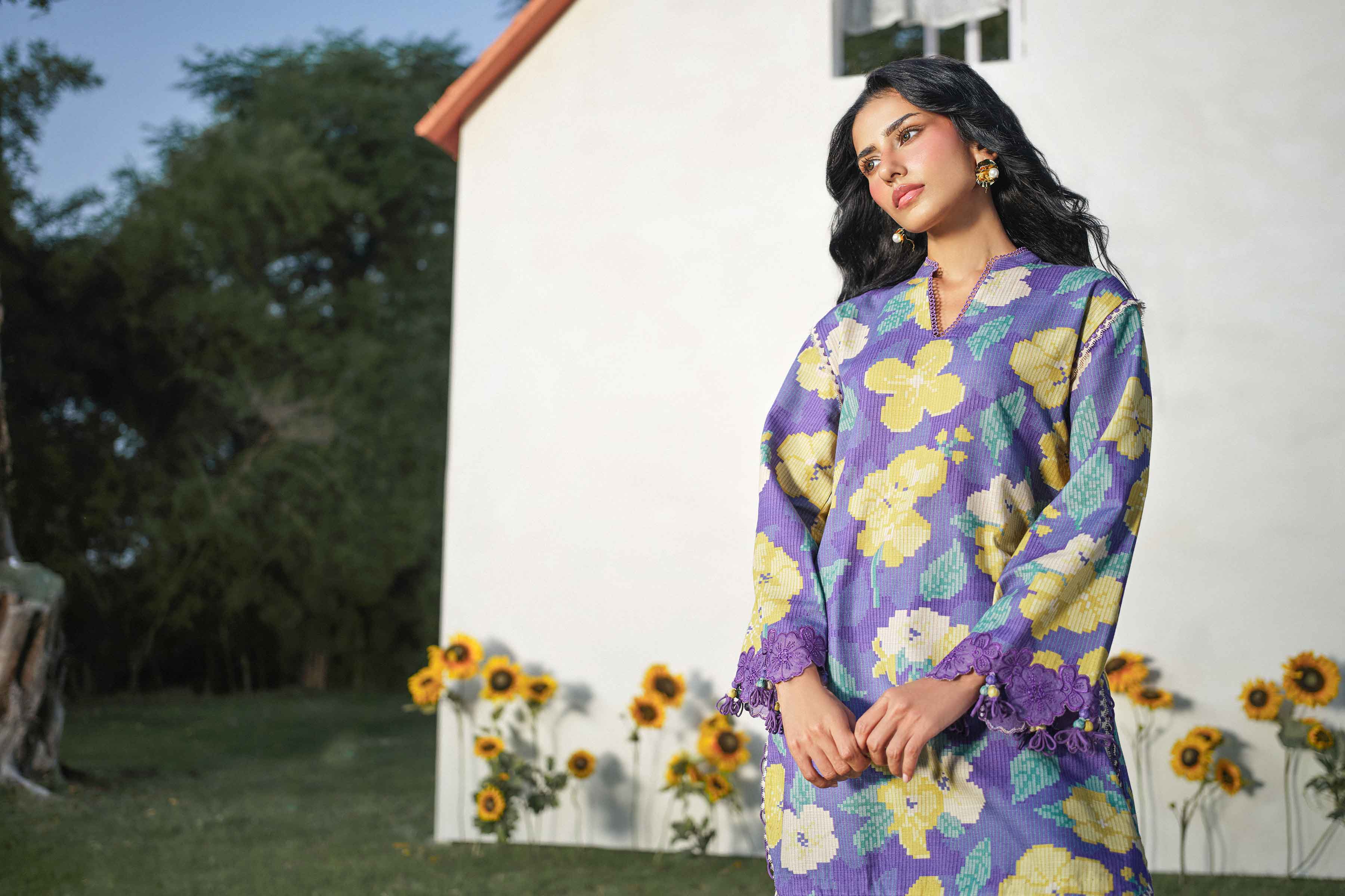 2 Piece - Printed Embroidered Suit - U2STE-NISHA26WV1-26 for Women - Unstitched Collection | Nishat | Shop Online