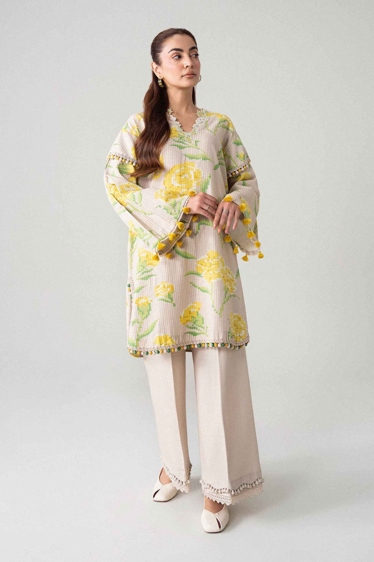 2 Piece - Printed Embroidered Suit - U2STE-NISHA26WV1-27 for Women - Unstitched Collection | Nishat | Shop Online