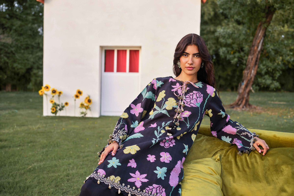 2 Piece - Printed Embroidered Suit - U2STE-NISHA26WV1-28 for Women - Unstitched Collection | Nishat | Shop Online