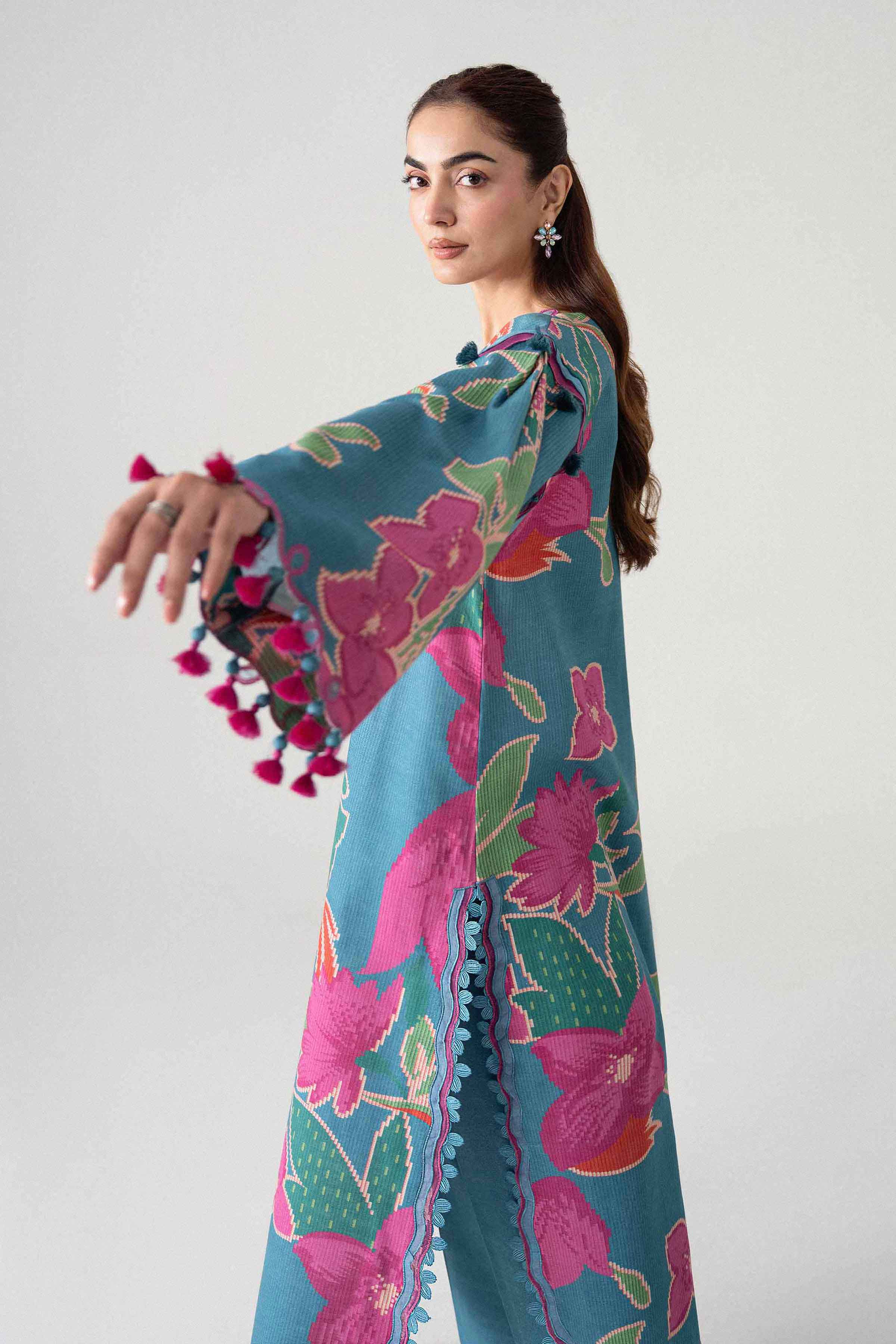 2 Piece - Printed Embroidered Suit - U2STE-NISHA26WV1-29 for Women - Unstitched Collection | Nishat | Shop Online