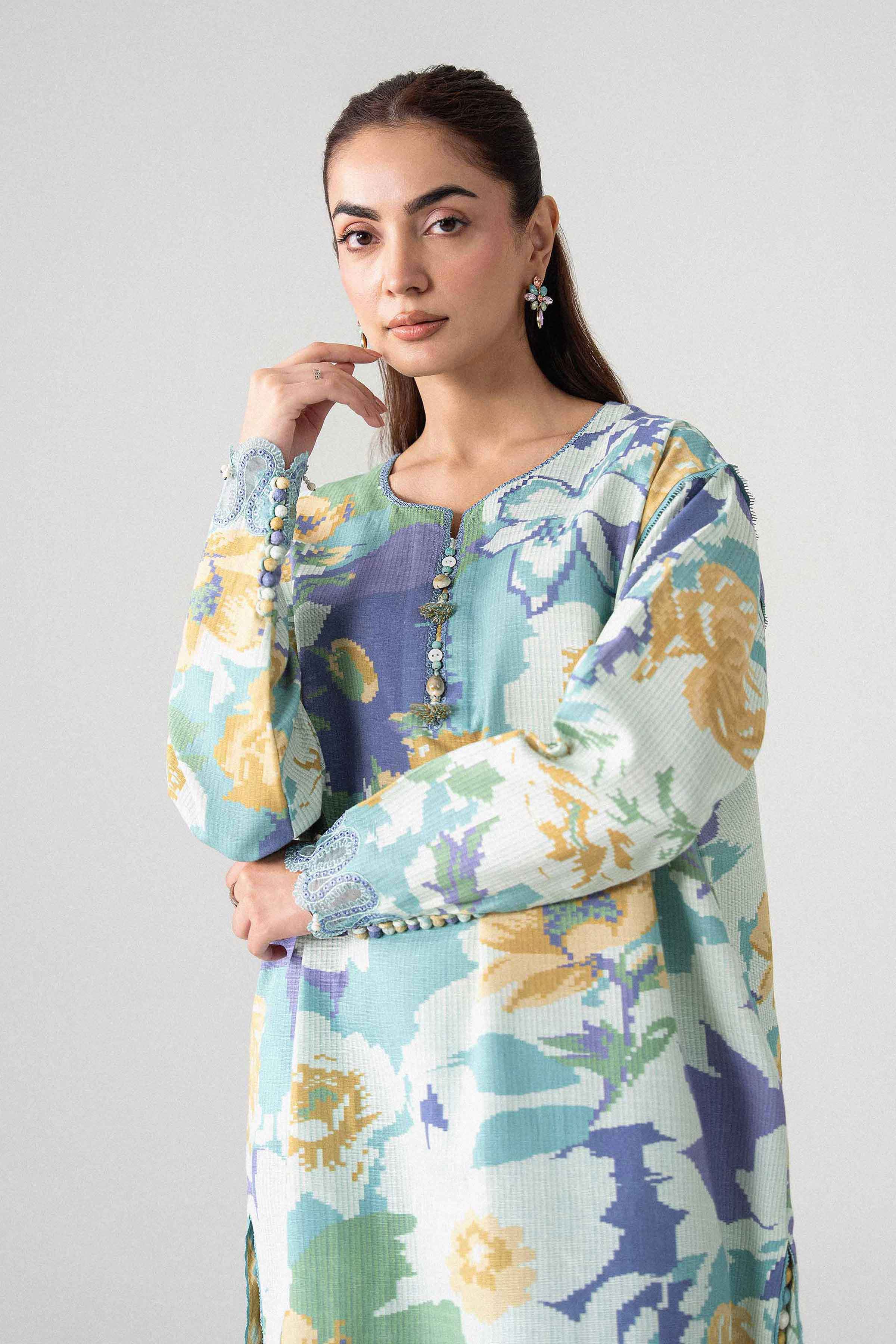 2 Piece - Printed Embroidered Suit - U2STE-NISHA26WV1-30 for Women - Unstitched Collection | Nishat | Shop Online