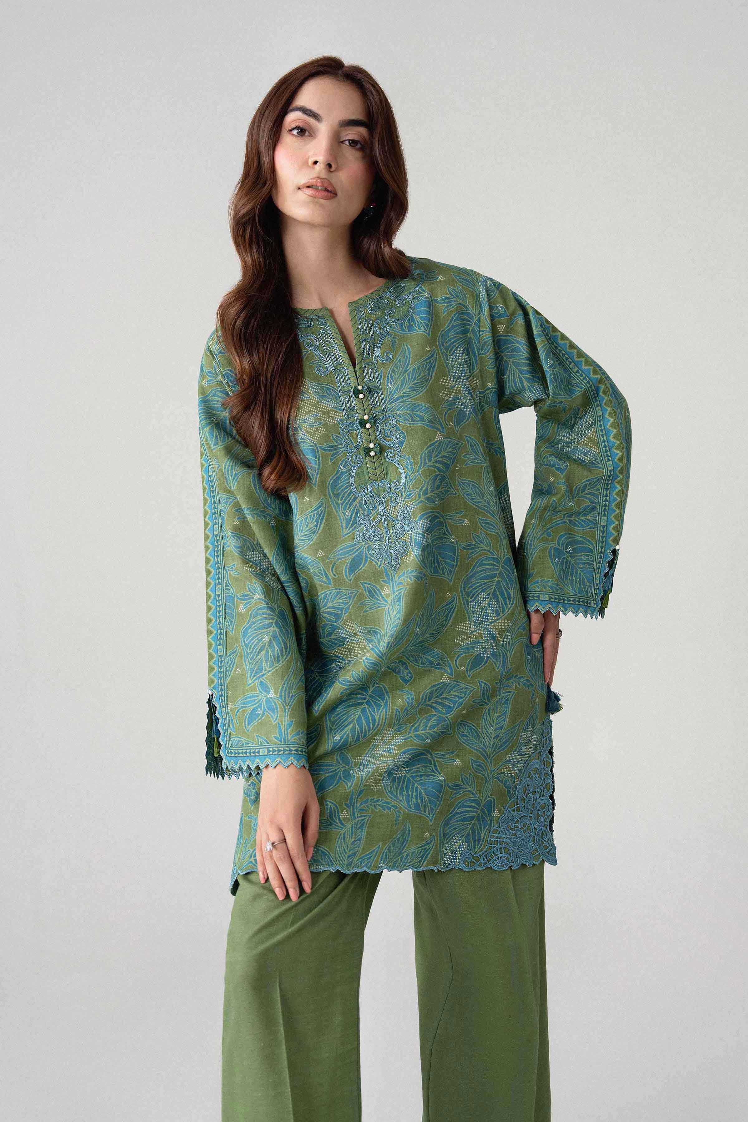 2 Piece - Printed Embroidered Suit - U2STE-NISHA26WV1-5 for Women - Unstitched Collection | Nishat | Shop Online