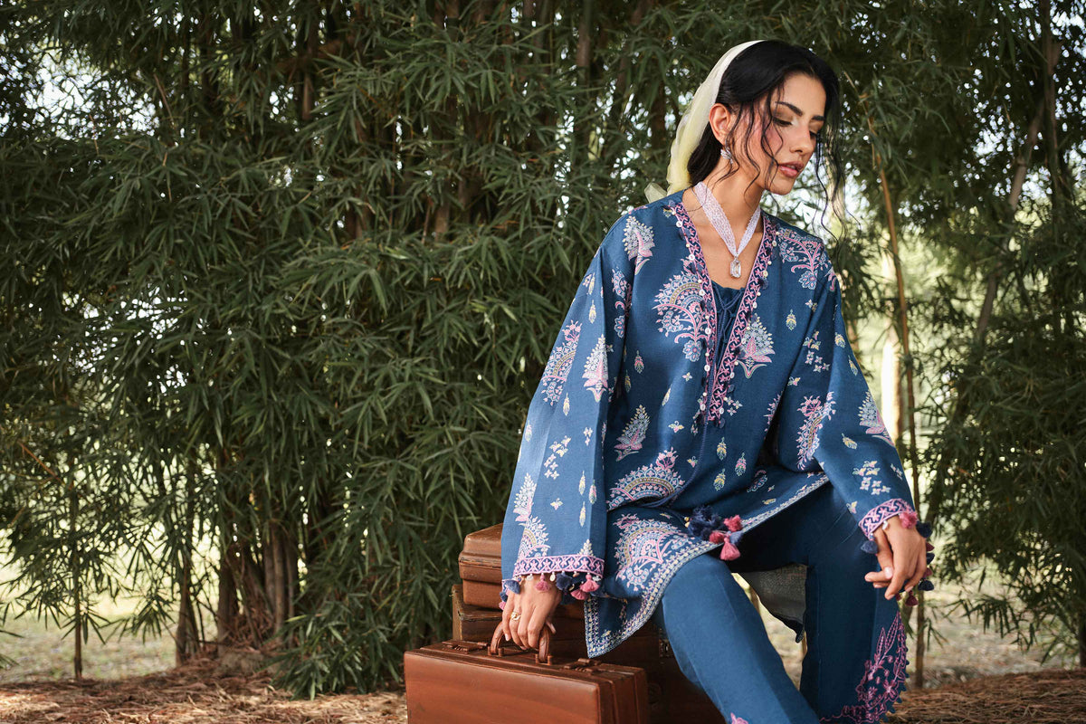 2 Piece - Printed Embroidered Suit - U2STE-NISHA26WV1-6 for Women - Unstitched Collection | Nishat | Shop Online