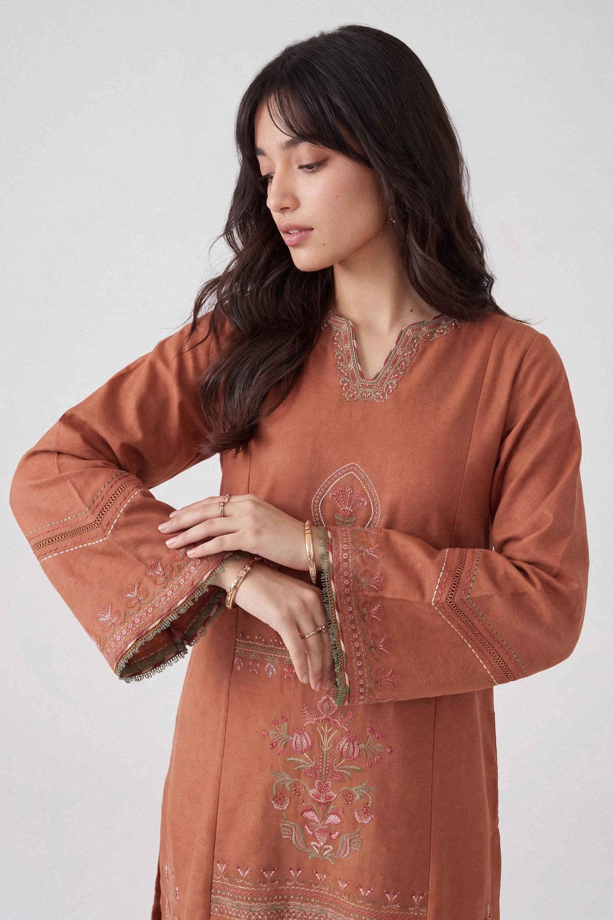 2 Piece - Embroidered Suit - U2STE-NISHA26WV1-65