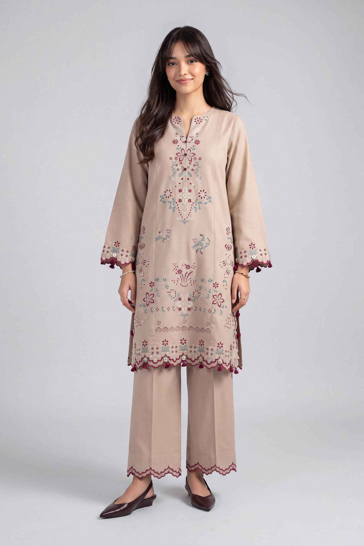 2 Piece - Embroidered Suit - U2STE-NISHA26WV1-67