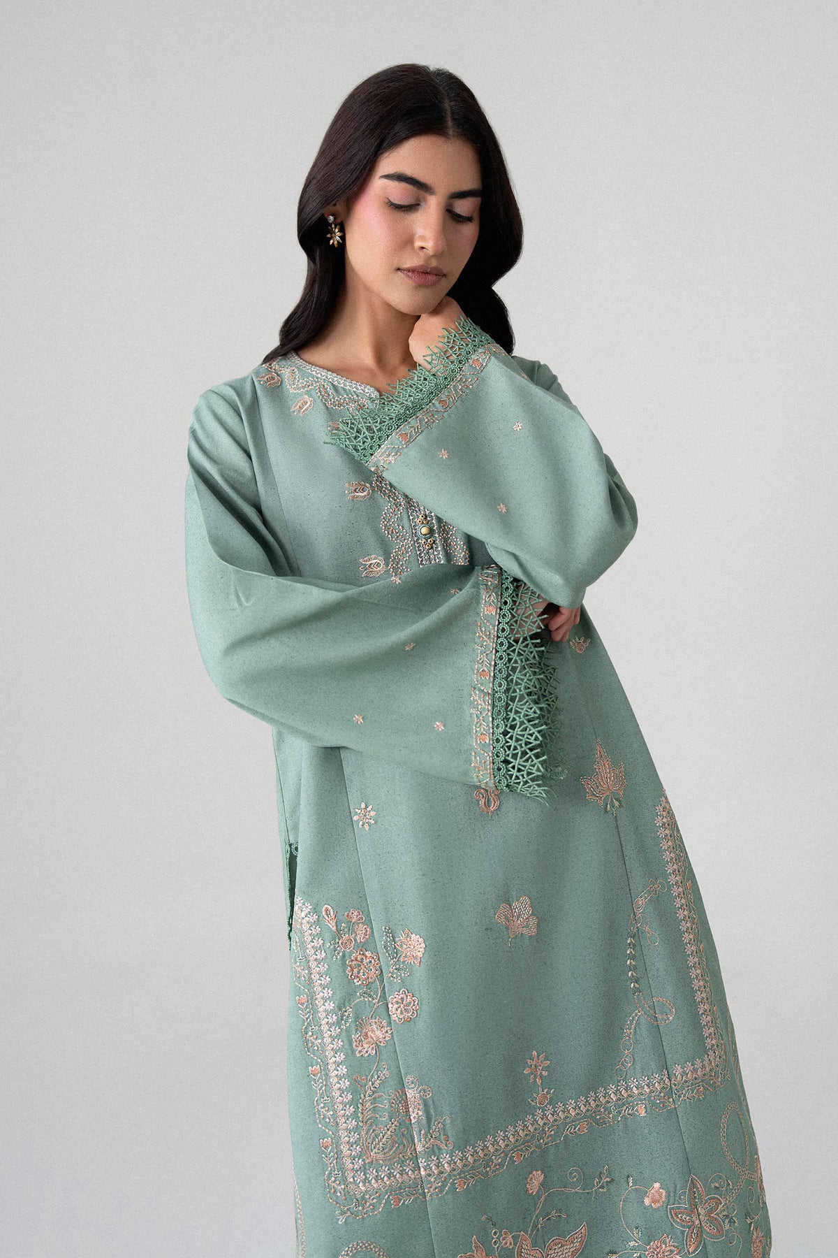 2 Piece - Embroidered Suit - U2STE-NISHA26WV1-69