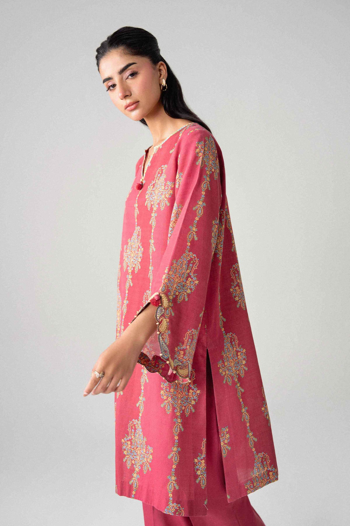 2 Piece - Printed Embroidered Suit - U2STE-NISHA26WV1-7 for Women - Unstitched Collection | Nishat | Shop Online
