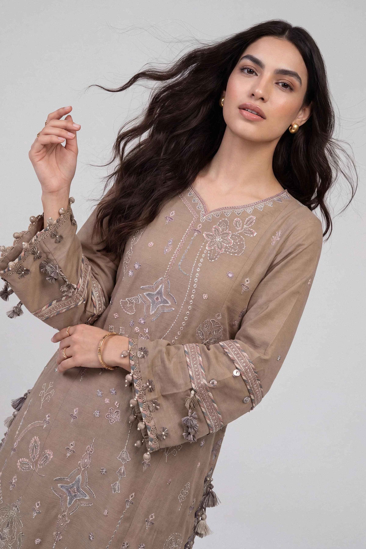 2 Piece - Embroidered Suit - U2STE-NISHA26WV1-73