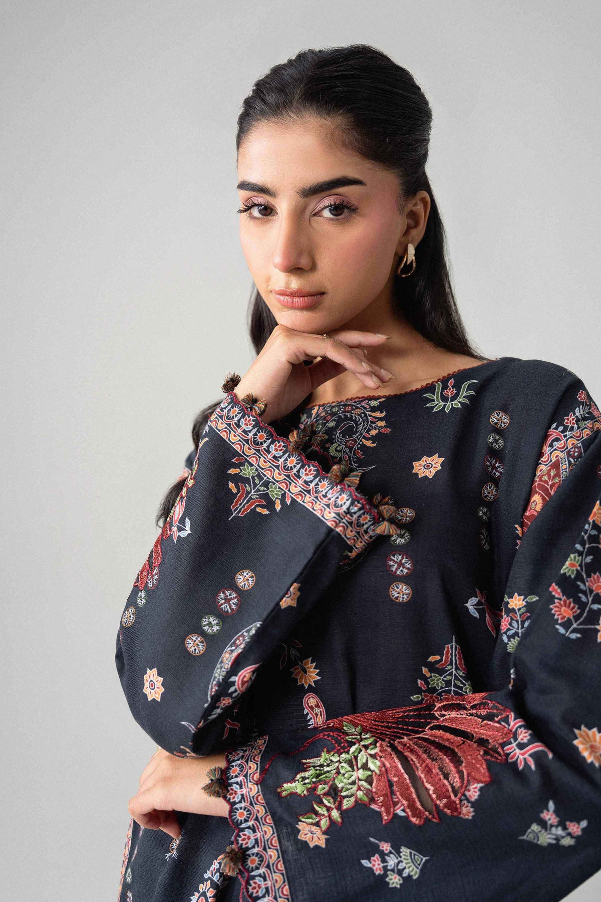2 Piece - Printed Embroidered Suit - U2STE-NISHA26WV1-8 for Women - Unstitched Collection | Nishat | Shop Online