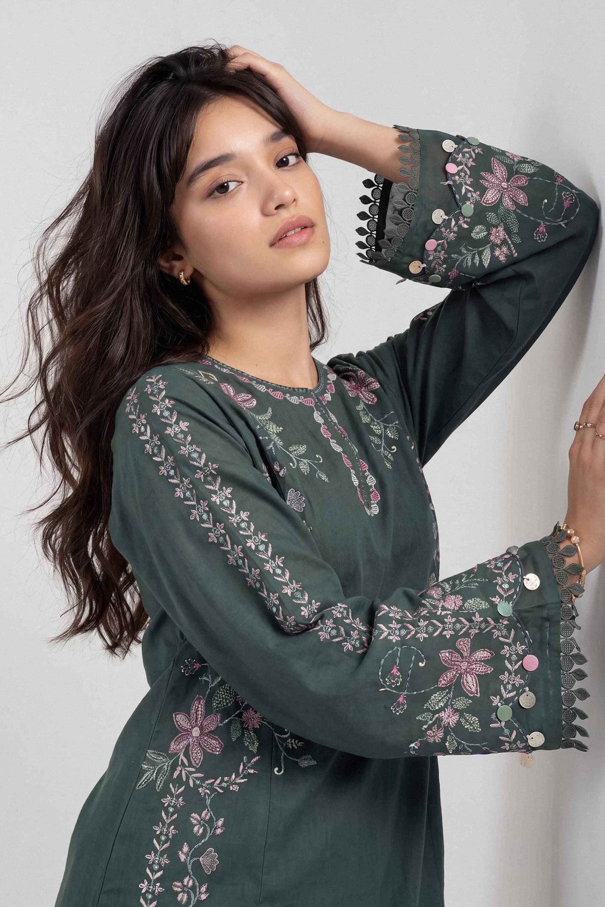 2 Piece - Embroidered Suit - U2STE-NISHA26WV1-82