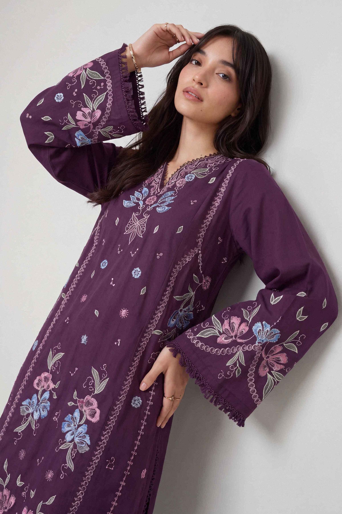 2 Piece - Embroidered Suit - U2STE-NISHA26WV1-83
