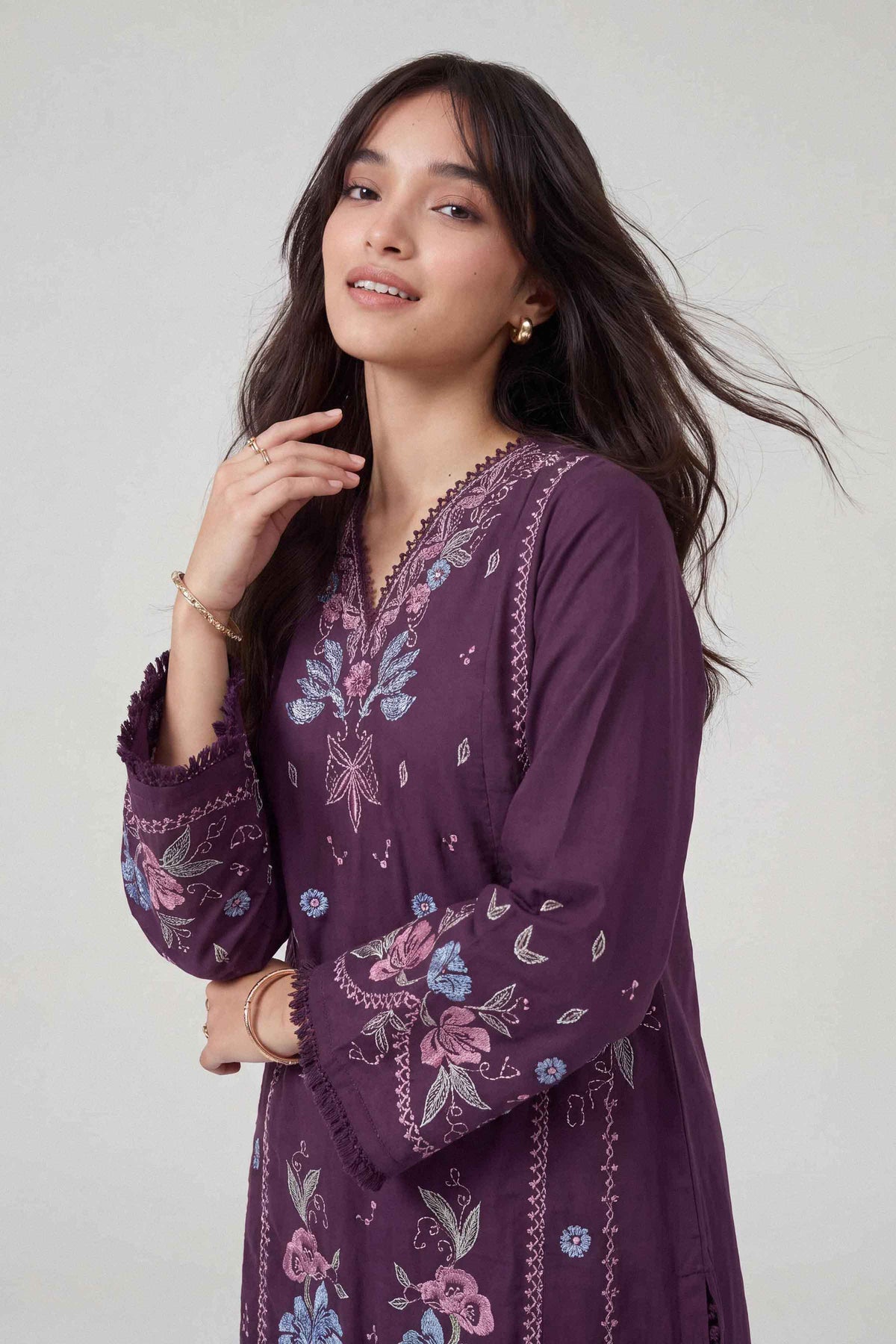 2 Piece - Embroidered Suit - U2STE-NISHA26WV1-83