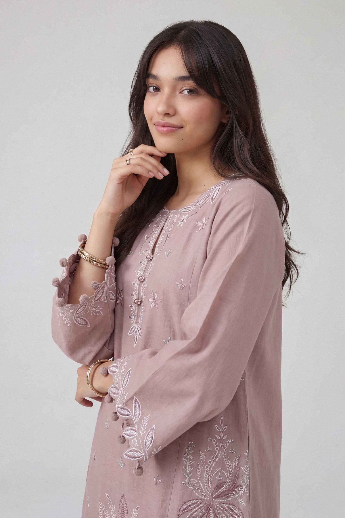 2 Piece - Embroidered Suit - U2STE-NISHA26WV1-86