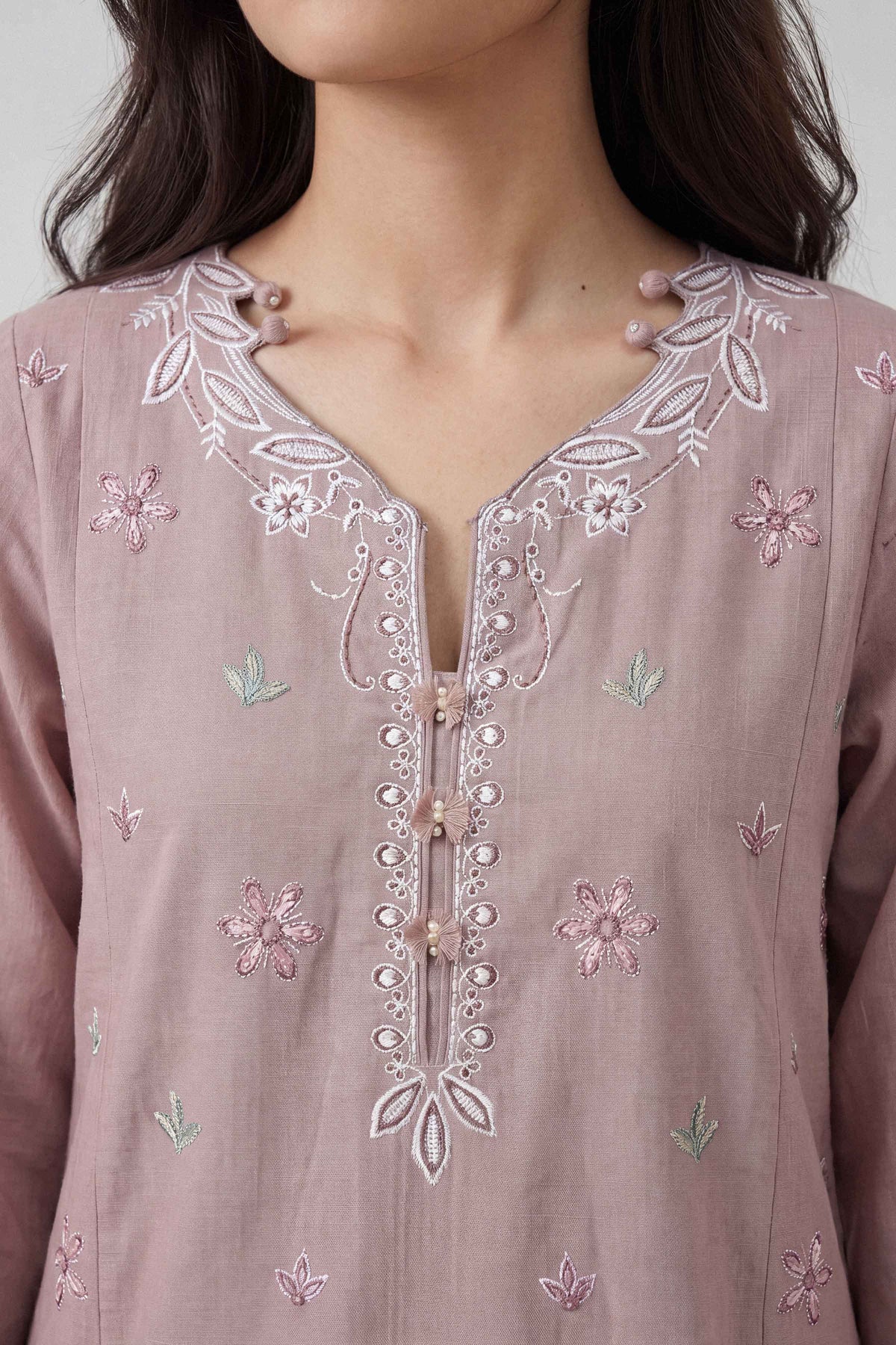 2 Piece - Embroidered Suit - U2STE-NISHA26WV1-86