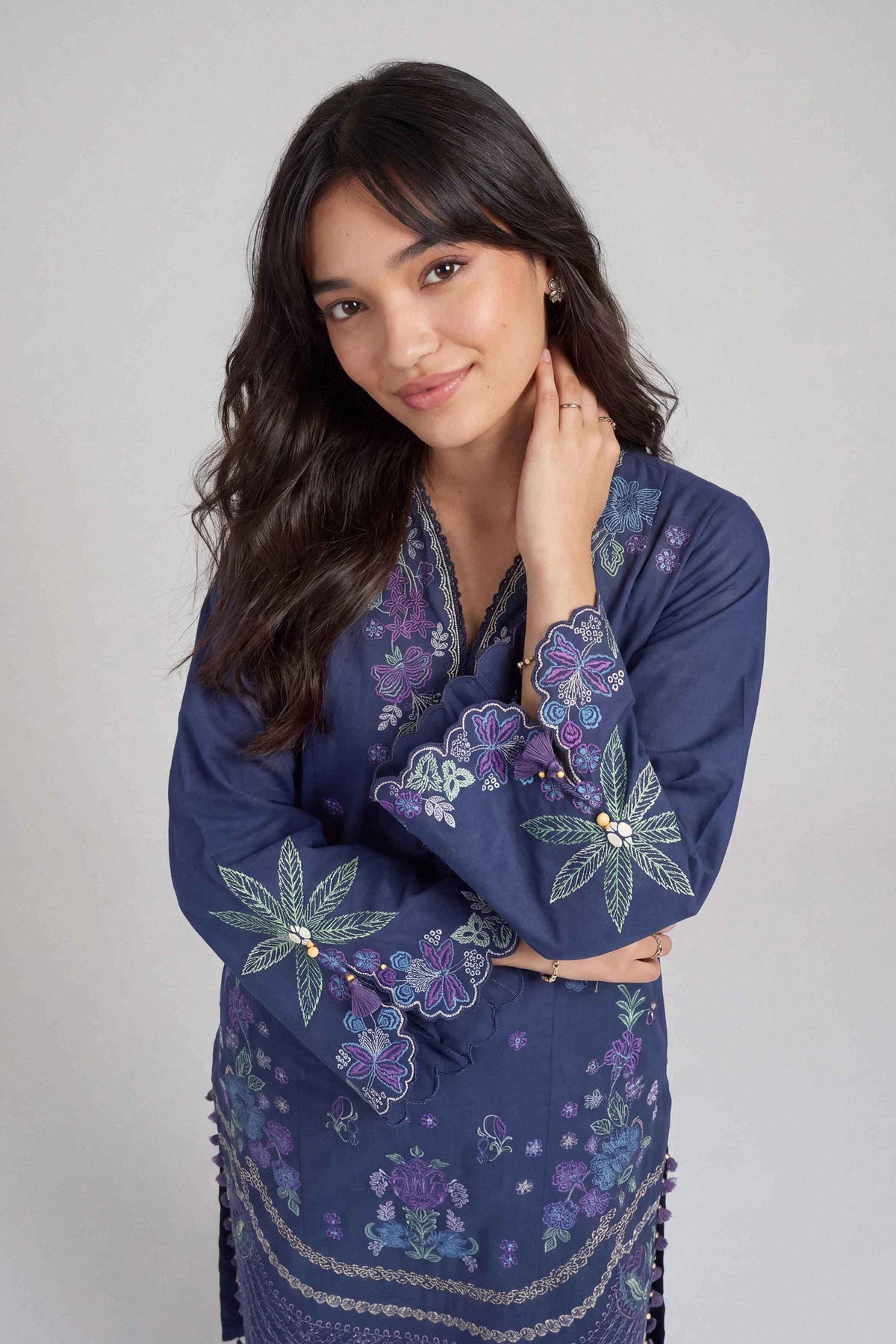 2 Piece - Embroidered Suit - U2STE-NISHA26WV1-90