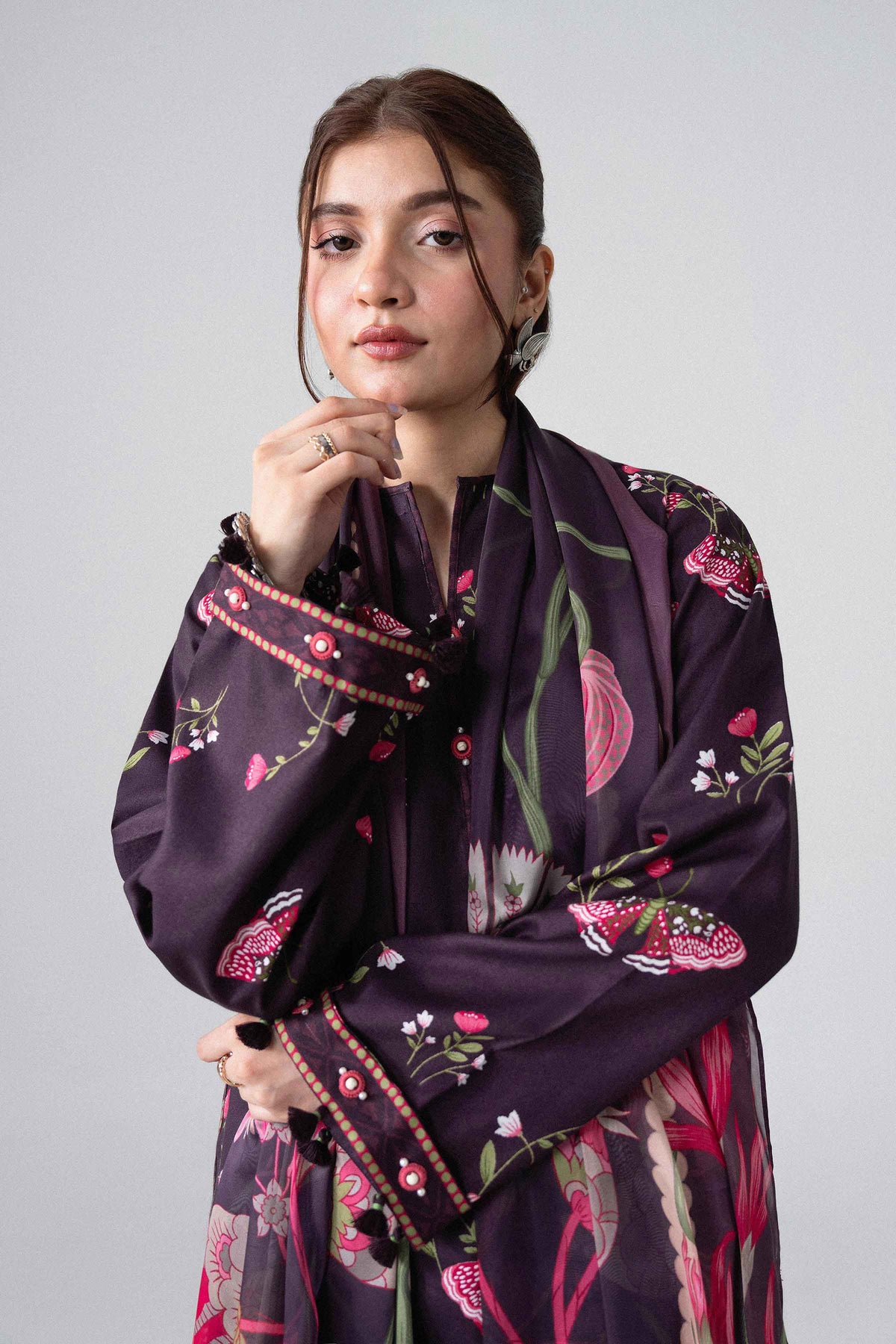 3 Piece - Digital Printed Suit - U3P-NISHA26WV1-1 for Women - Unstitched Collection | Nishat | Shop Online
