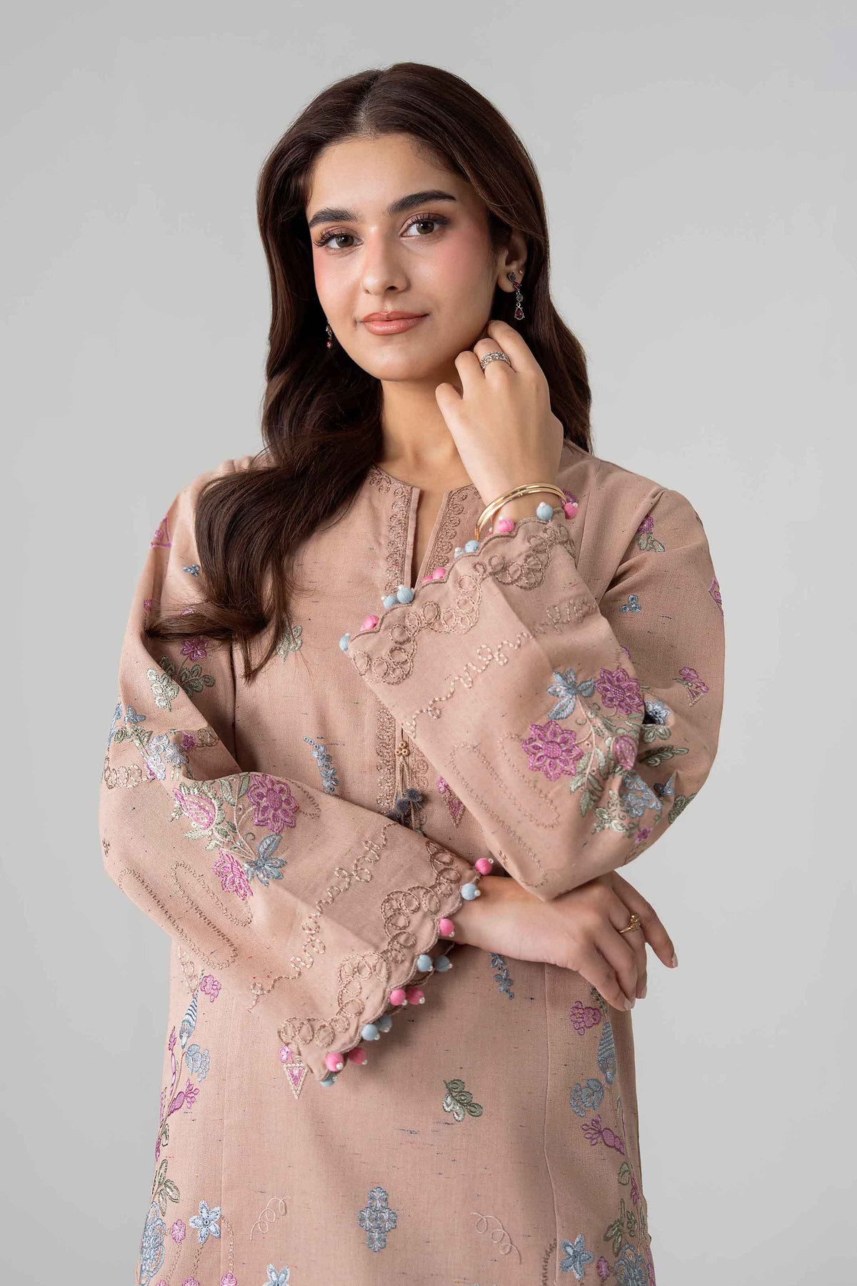2 Piece - Embroidered Suit - U3P-NISHA26WV1-106