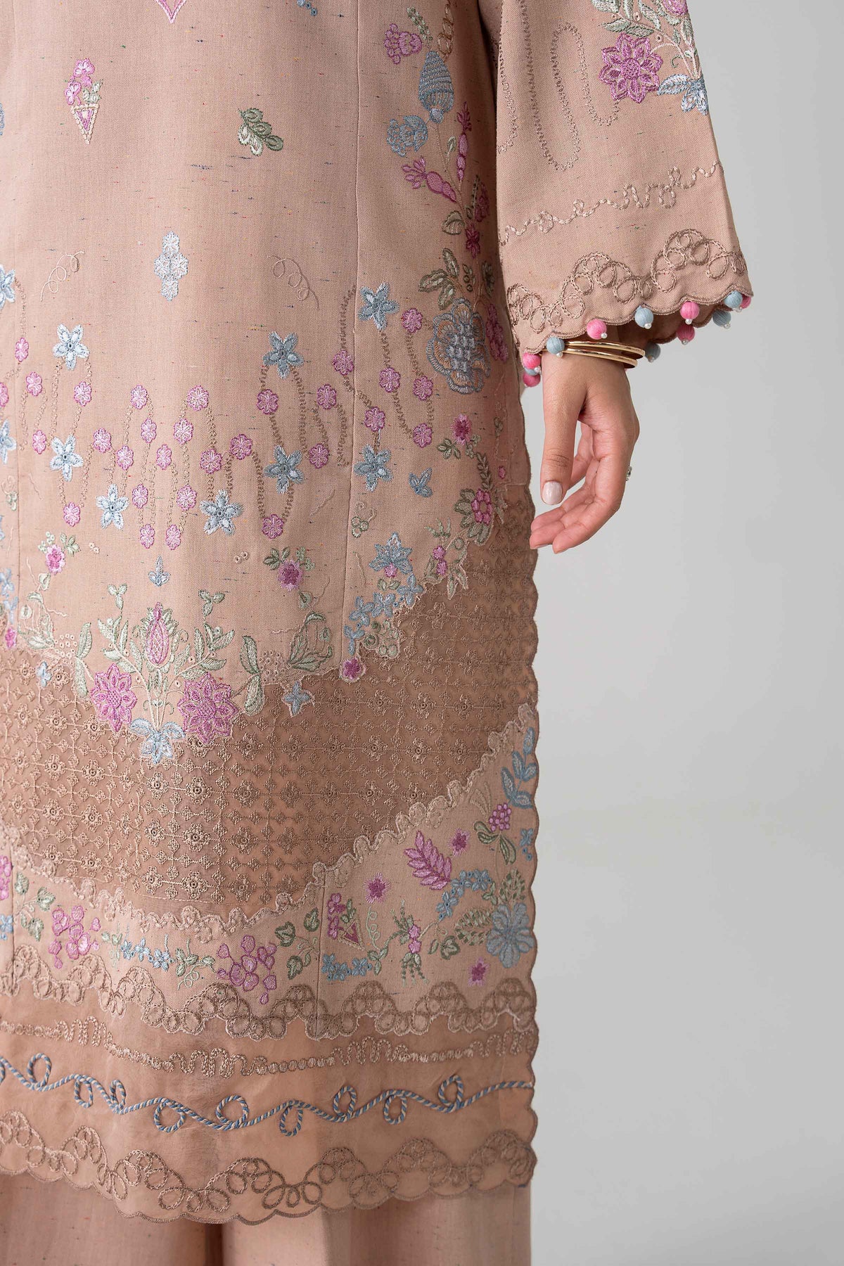 2 Piece - Embroidered Suit - U3P-NISHA26WV1-106