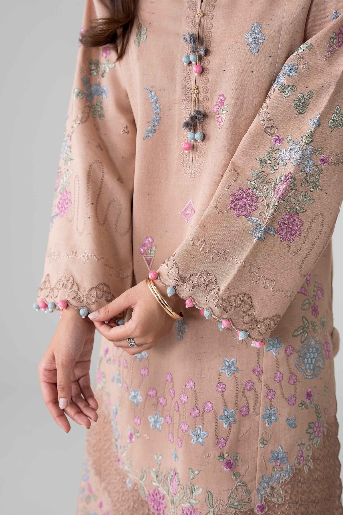 2 Piece - Embroidered Suit - U3P-NISHA26WV1-106