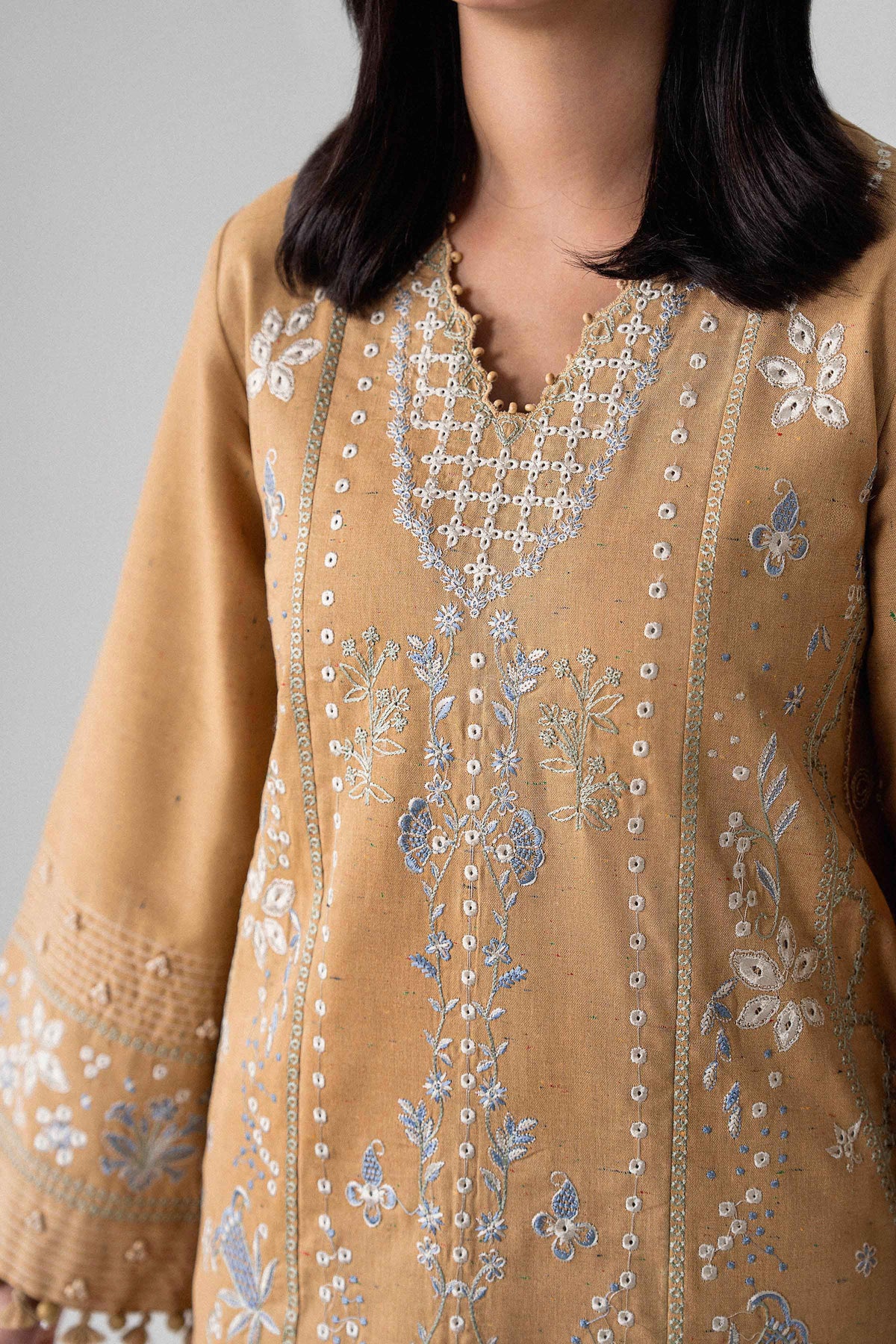 2 Piece - Embroidered Suit - U3P-NISHA26WV1-108