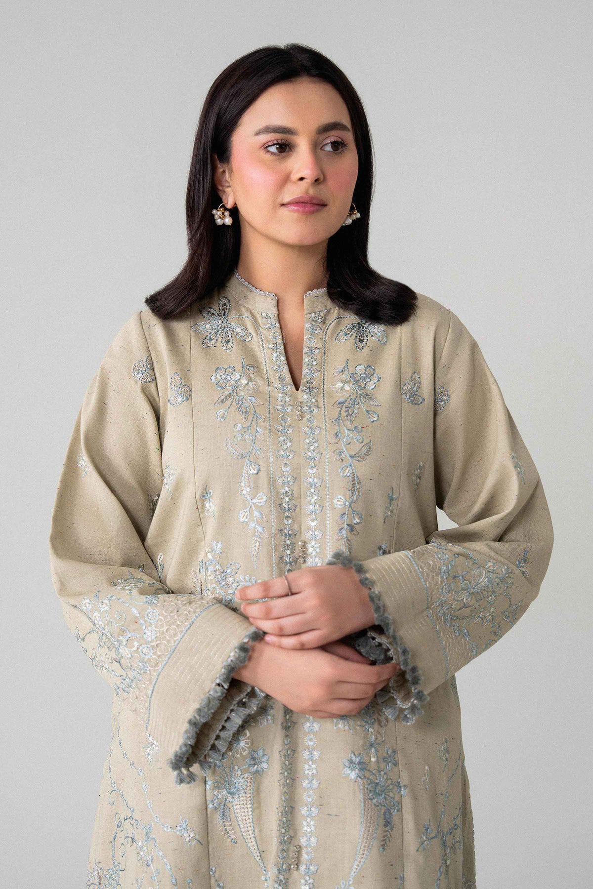 2 Piece - Embroidered Suit - U3P-NISHA26WV1-109