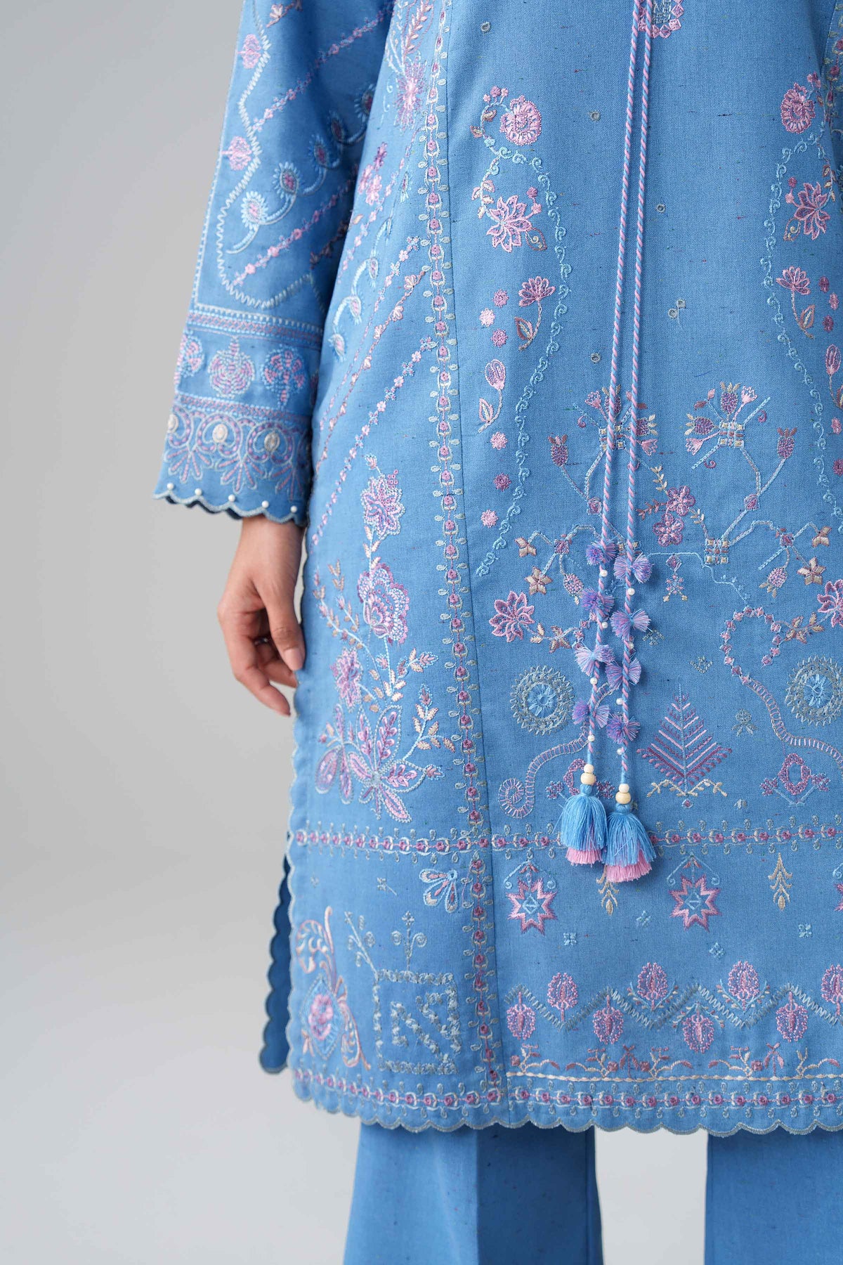 2 Piece - Embroidered Suit - U3P-NISHA26WV1-110