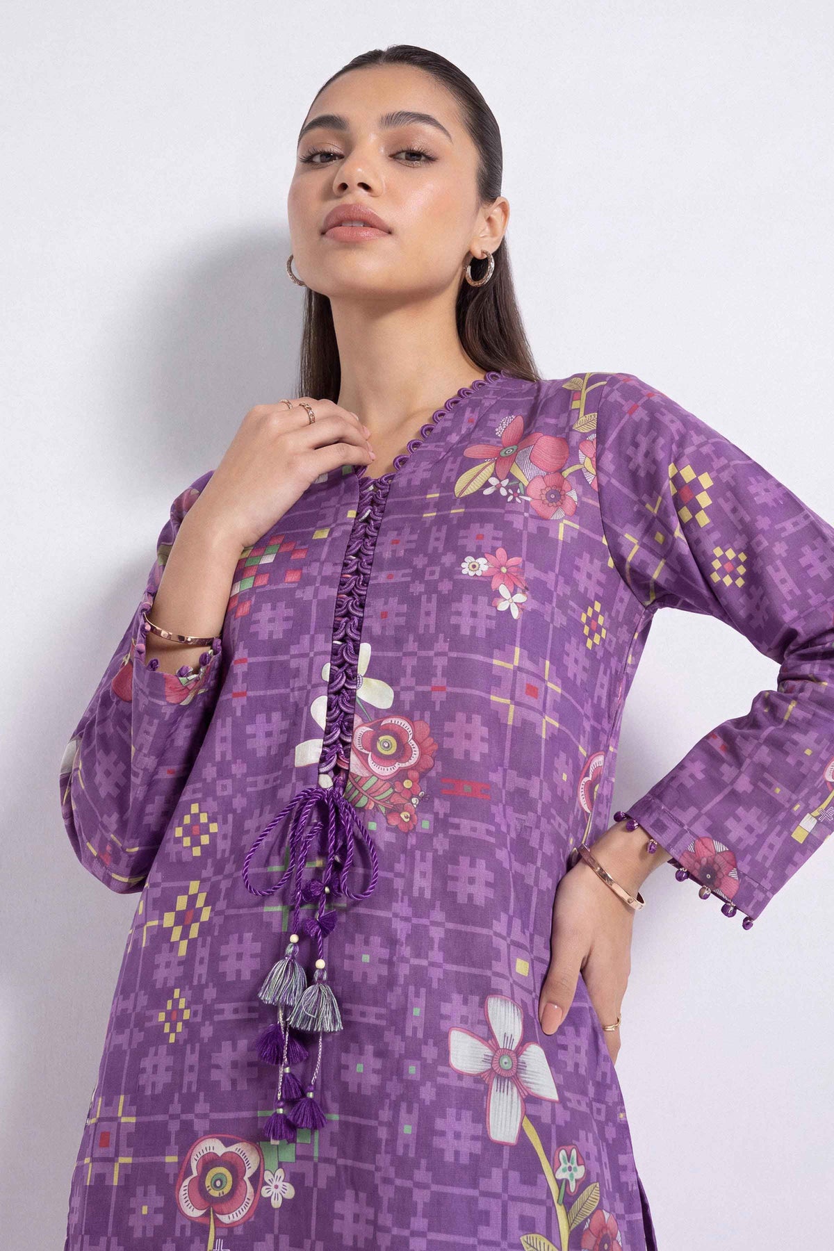 3 Piece - Digital Printed Suit - U3P-NISHA26WV1-12 for Women - Unstitched Collection | Nishat | Shop Online