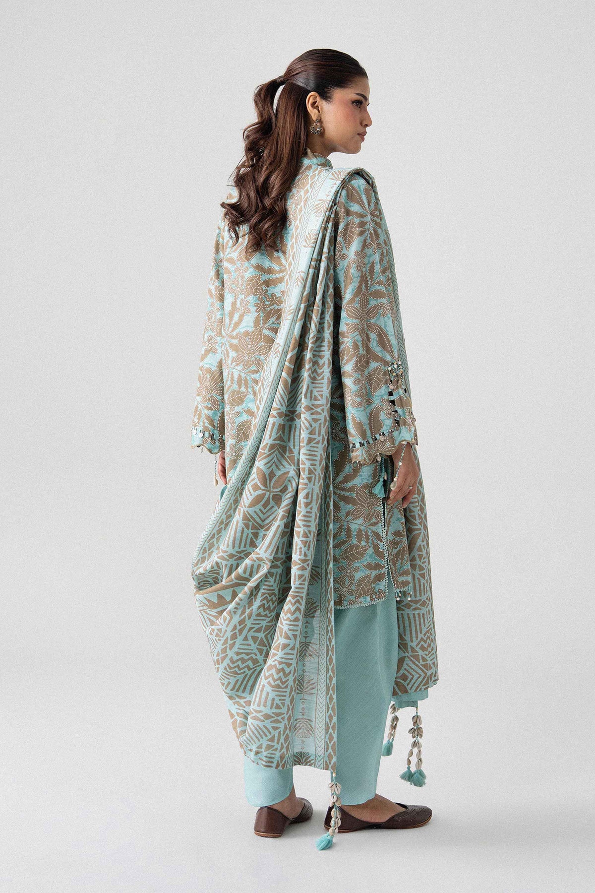 3 Piece - Printed Suit - U3P-NISHA26WV1-16 for Women - Unstitched Collection | Nishat | Shop Online