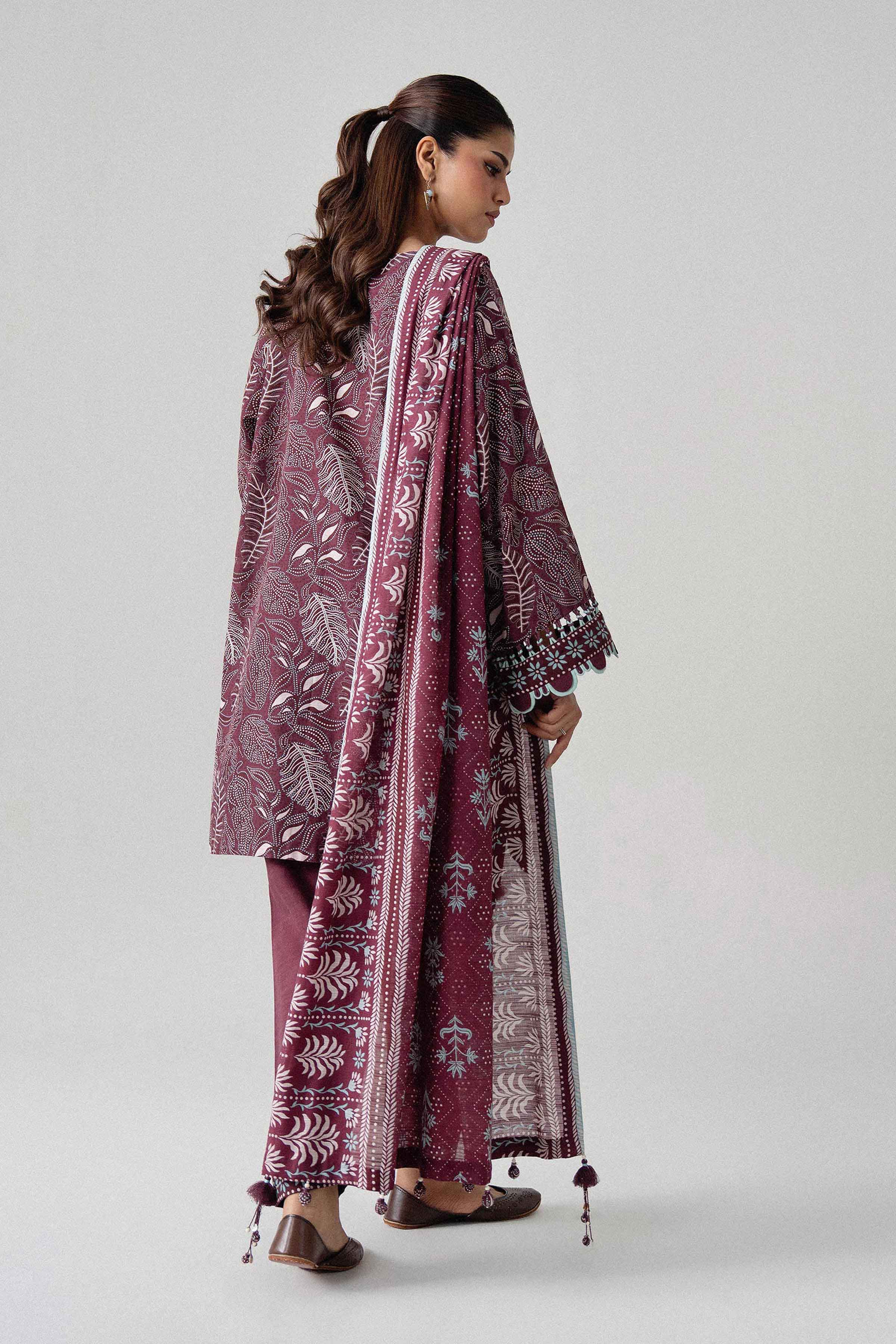 3 Piece - Printed Suit - U3P-NISHA26WV1-19 for Women - Unstitched Collection | Nishat | Shop Online