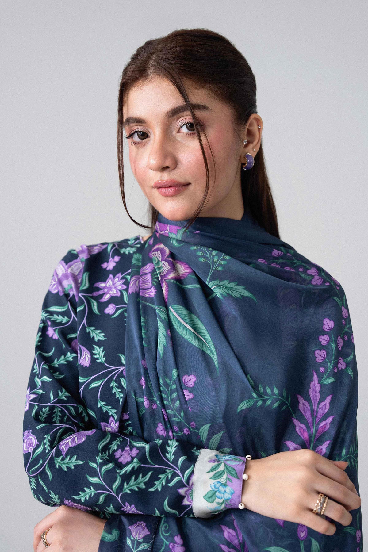 3 Piece - Digital Printed Suit - U3P-NISHA26WV1-2 for Women - Unstitched Collection | Nishat | Shop Online