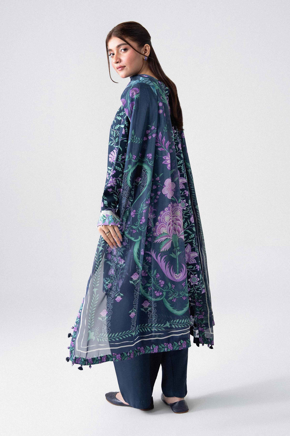 3 Piece - Digital Printed Suit - U3P-NISHA26WV1-2 for Women - Unstitched Collection | Nishat | Shop Online