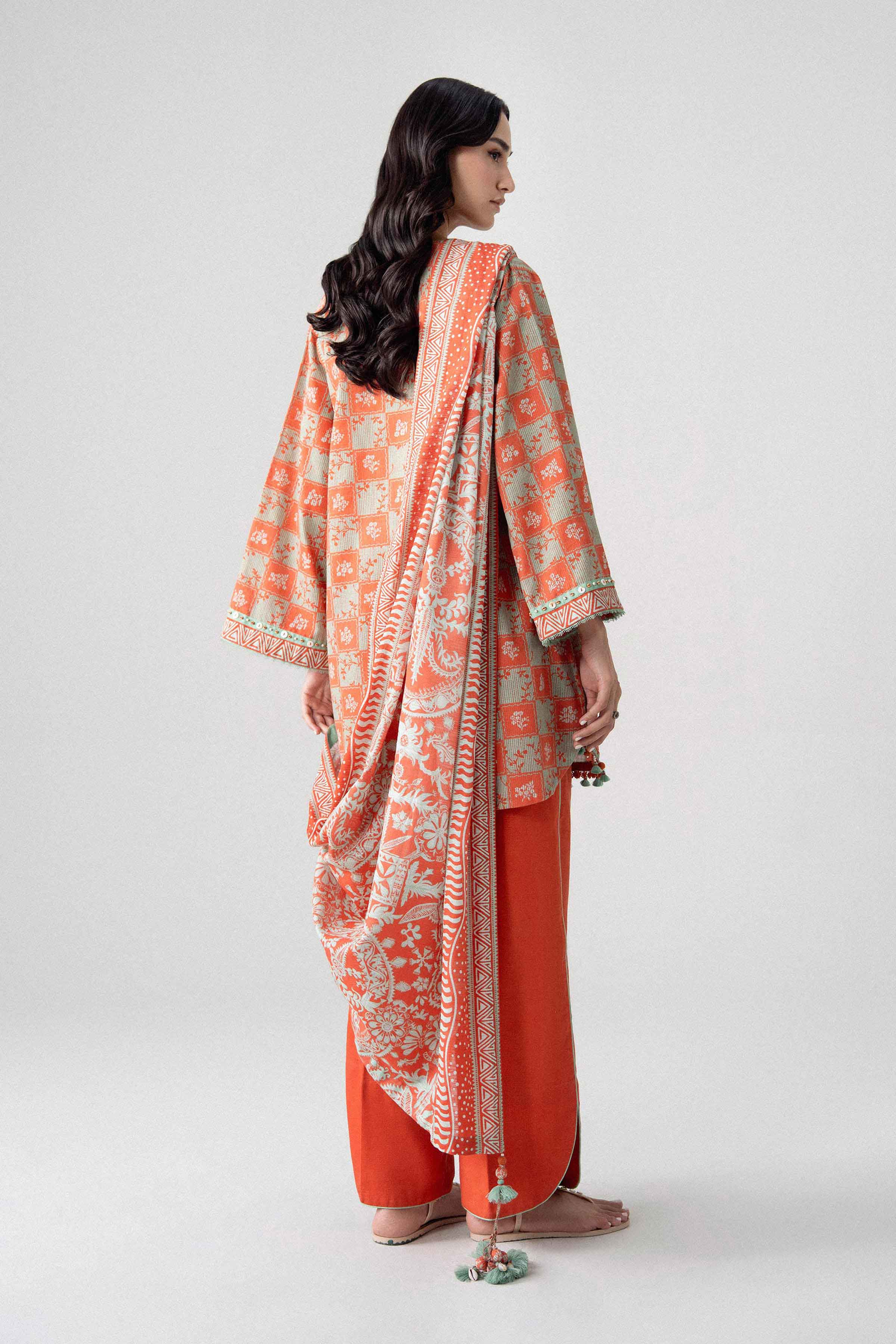 3 Piece - Printed Suit - U3P-NISHA26WV1-20 for Women - Unstitched Collection | Nishat | Shop Online