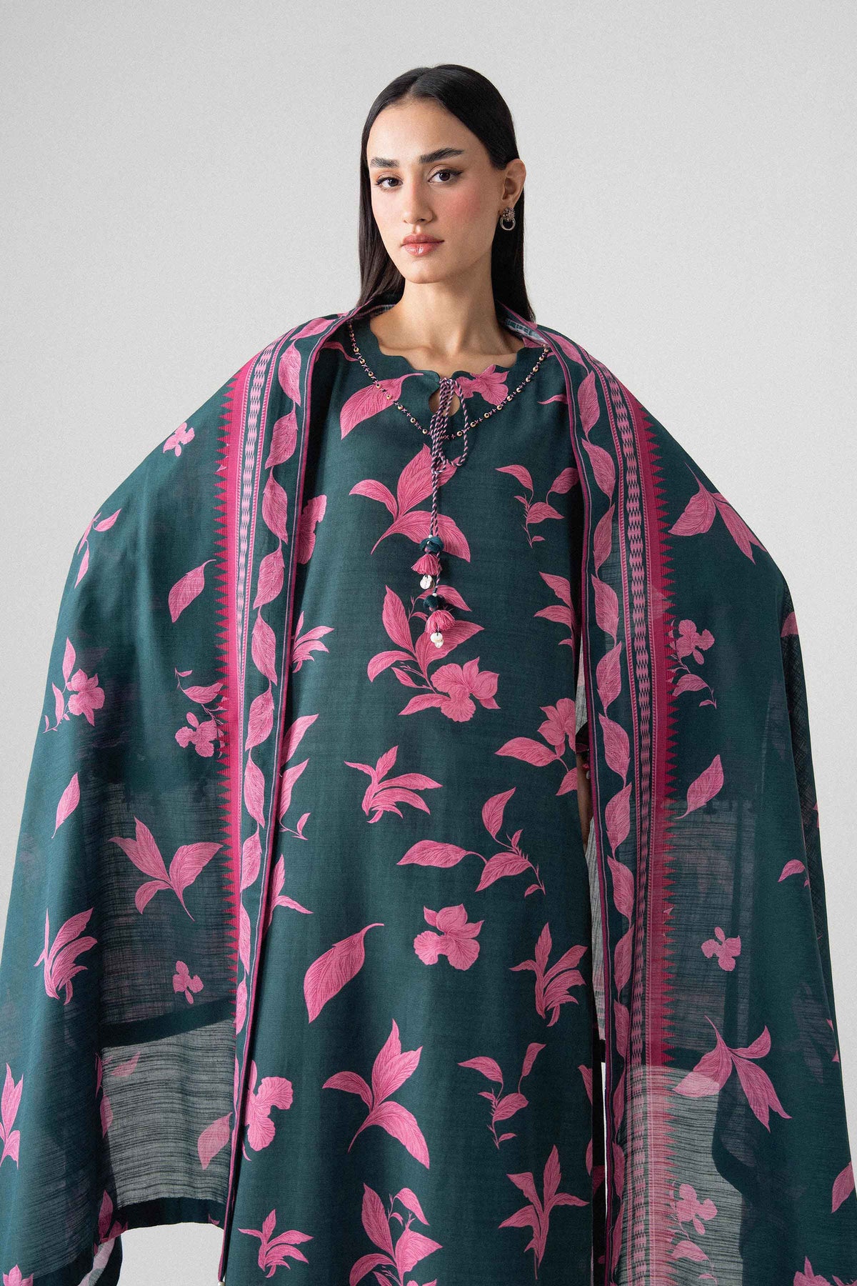 3 Piece - Printed Suit - U3P-NISHA26WV1-22 for Women - Unstitched Collection | Nishat | Shop Online