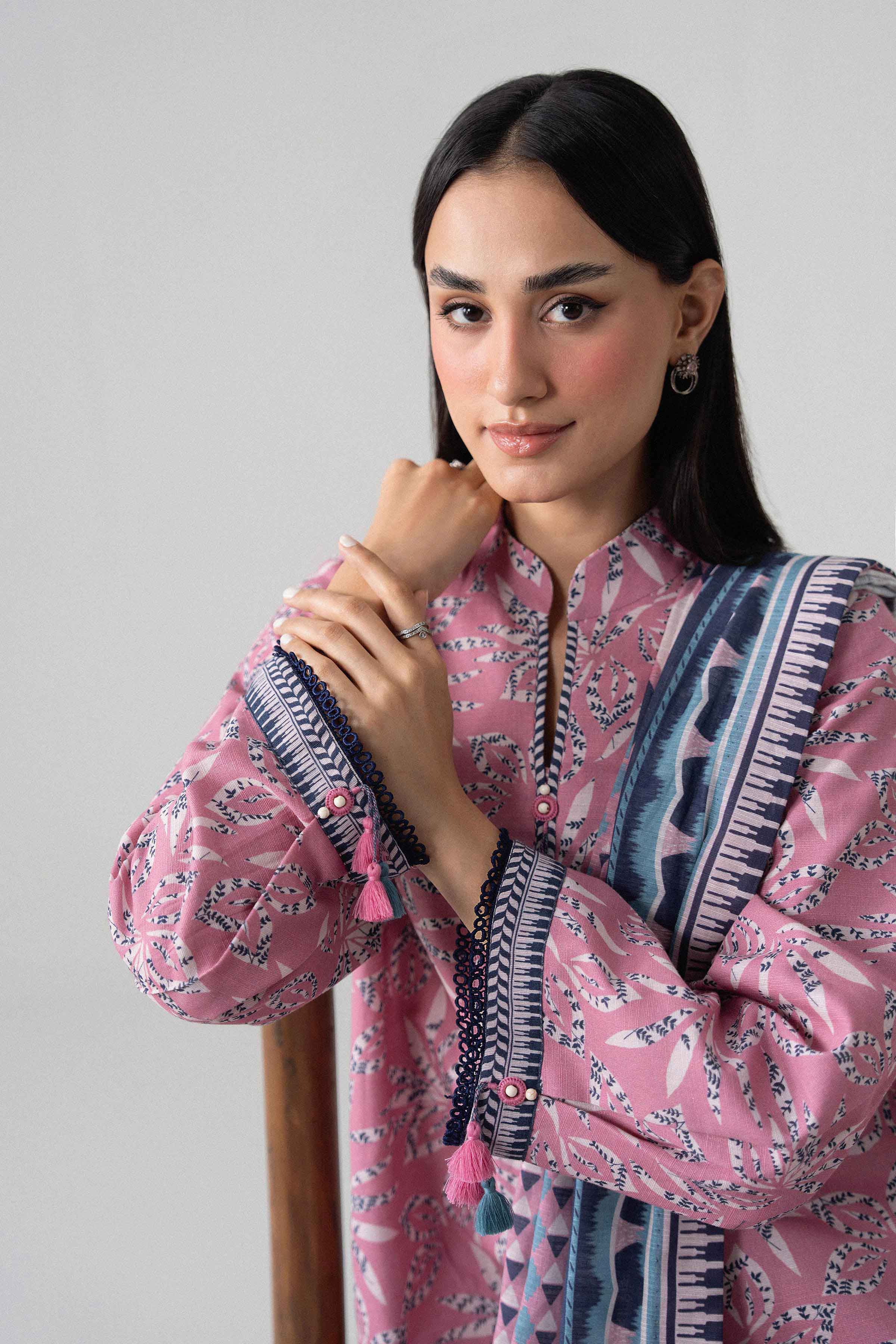 3 Piece - Printed Suit - U3P-NISHA26WV1-24 for Women - Unstitched Collection | Nishat | Shop Online